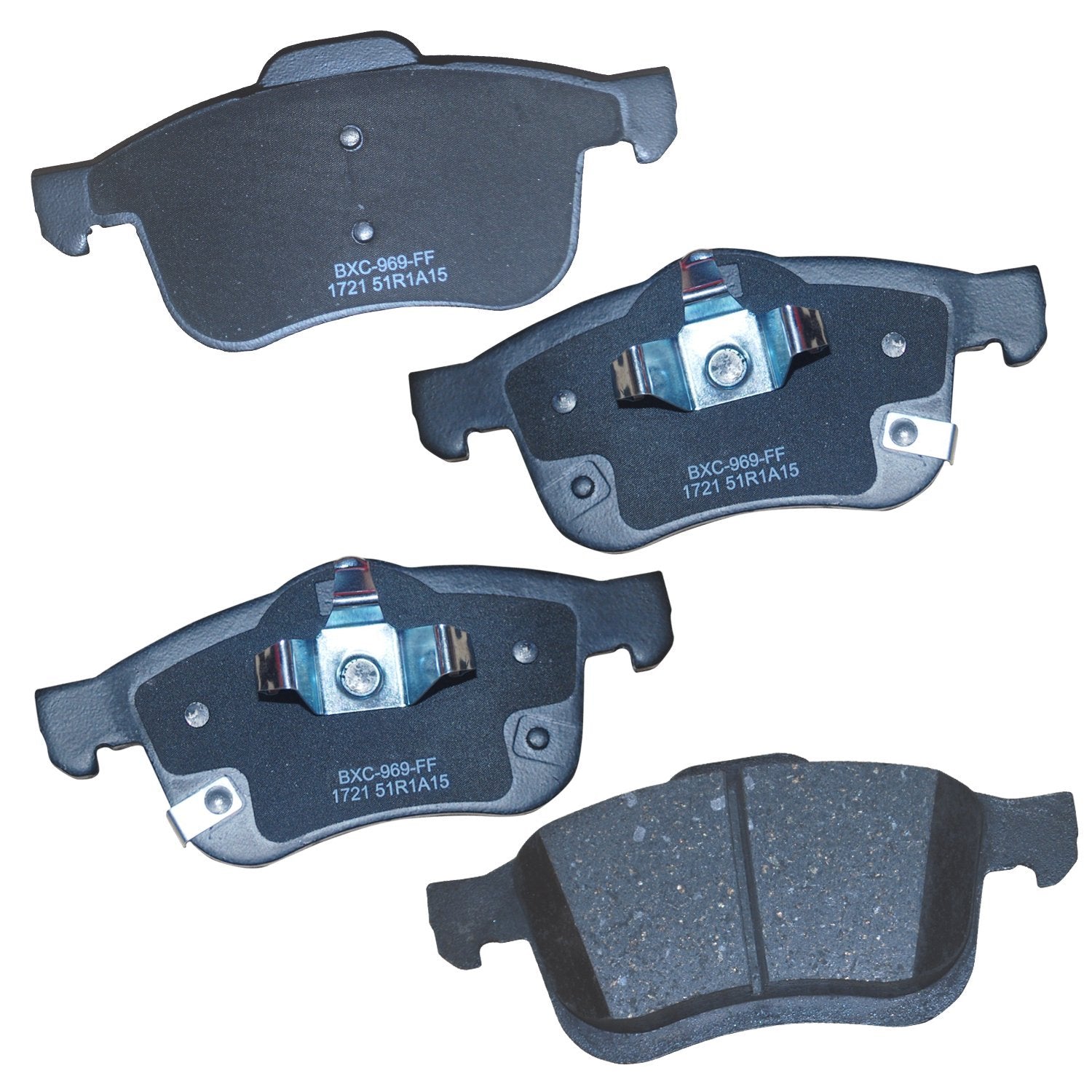 Bendix Premium Sbc1721 Ceramic Front Brake Pads For Fiat 500L 2020-2014