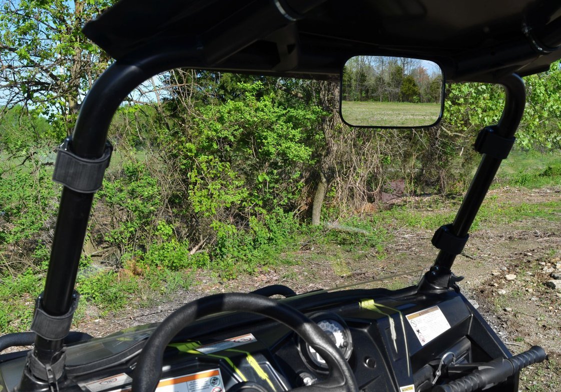 Superatv Heavy Duty Clear Full Windshield For 2008+ Polaris Rzr 800 / S 800 / 4 800 / Xp 900 / Xp 4 900 / 570 / 570 S (See Fitme