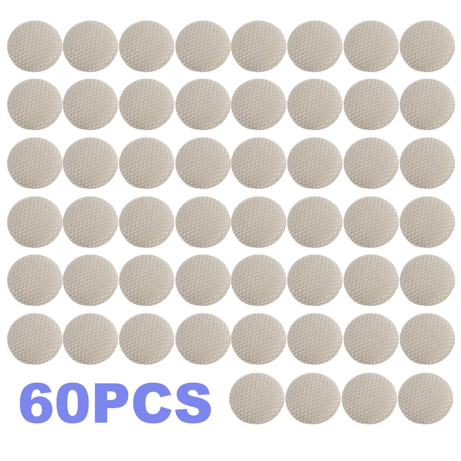 Highfree Car Roof Repair Rivets Headliner Repair Button 60 Pcs Auto Roof Snap Rivets Retainer For Interior Ceiling Cloth Fixing Repair Buckle With Installation Tool (Beige Flannelette)