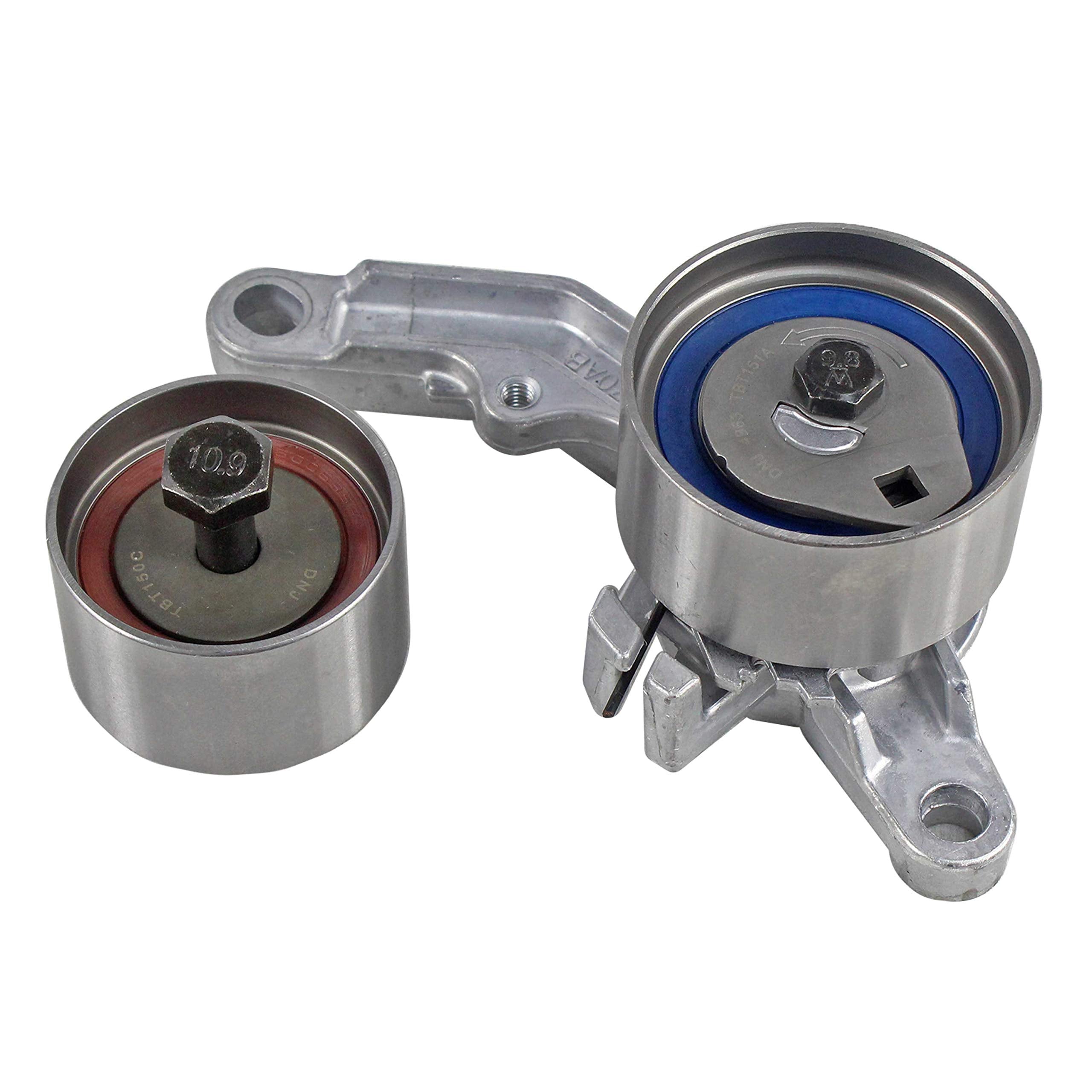 DNJ TBK151AWP Timing Belt Kit with Water Pump for 2003-2010 Chrysler, Dodge, Jeep Caravan, Liberty, PT Cruiser 2.4L L4 16V DOHC 148cid