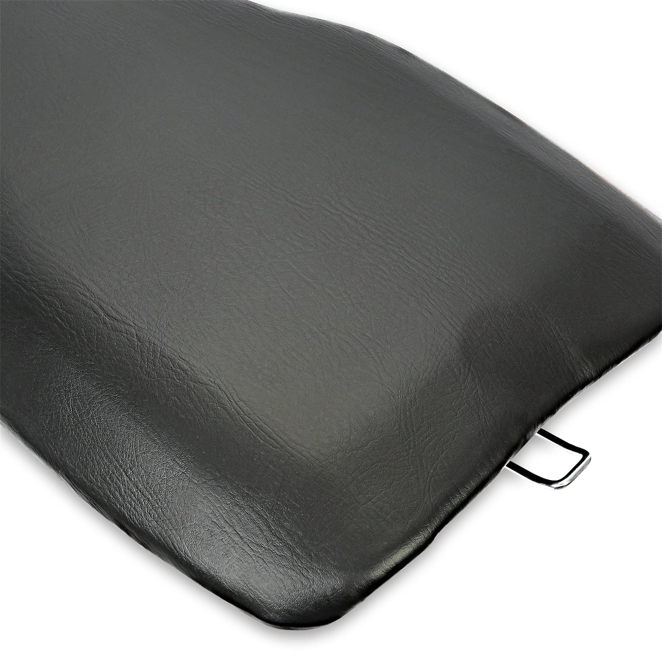 Hecasa Seat Replacement Compatible With 2005-2014 Polaris Sportsman 400/450/500/600/700/800 Hawkeye 400 Black Leather Seat Cover