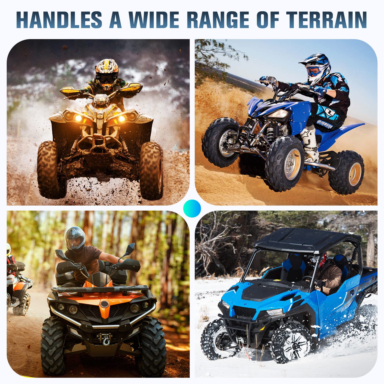 Youxmoto Front Left/Right Wheel Bearing Kit For Polaris Ranger 800 / Rzr S 2008 2009 2010, Replaces 2204717, 3154583, 3585502, 2