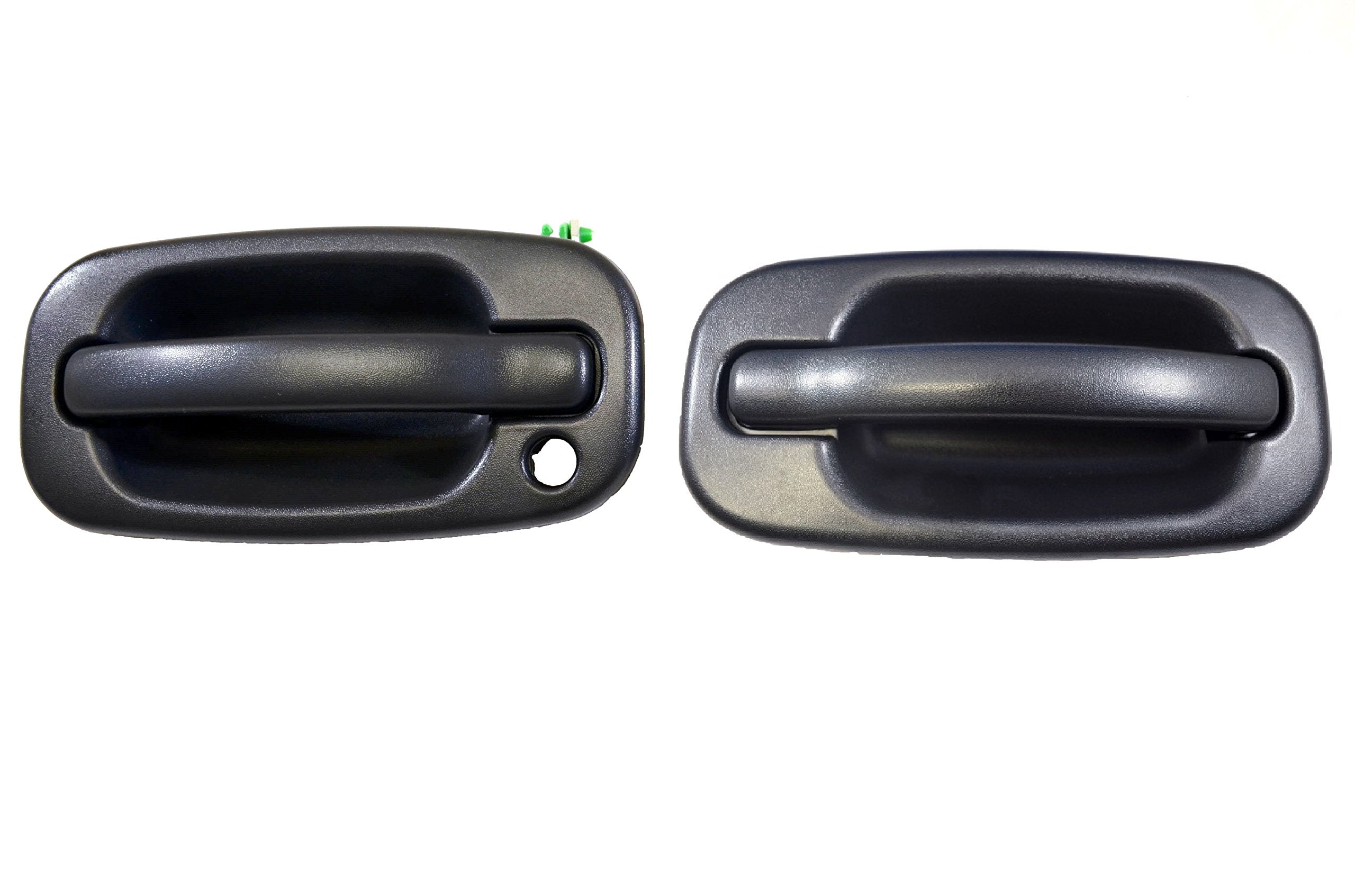 PT Auto Warehouse GM-3523A-FPK - Outside Exterior Outer Door Handle, Textured Black - Front Left/Right Pair