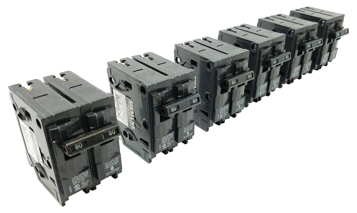 Siemens Q280_6PK 80 Amp Double Pole Type QP Circuit Breaker (Pack of 6)