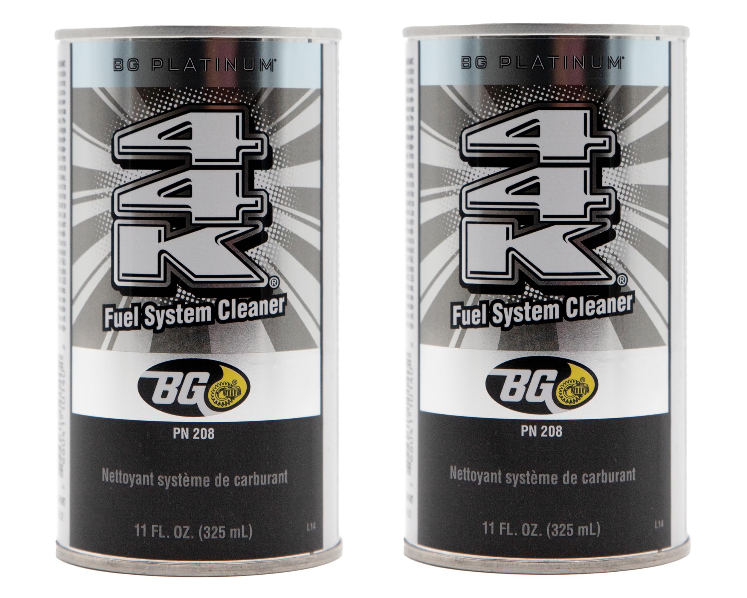 2 Pack Bg 44K Fuel System Cleaner Power Enhancer 11 Oz Cans