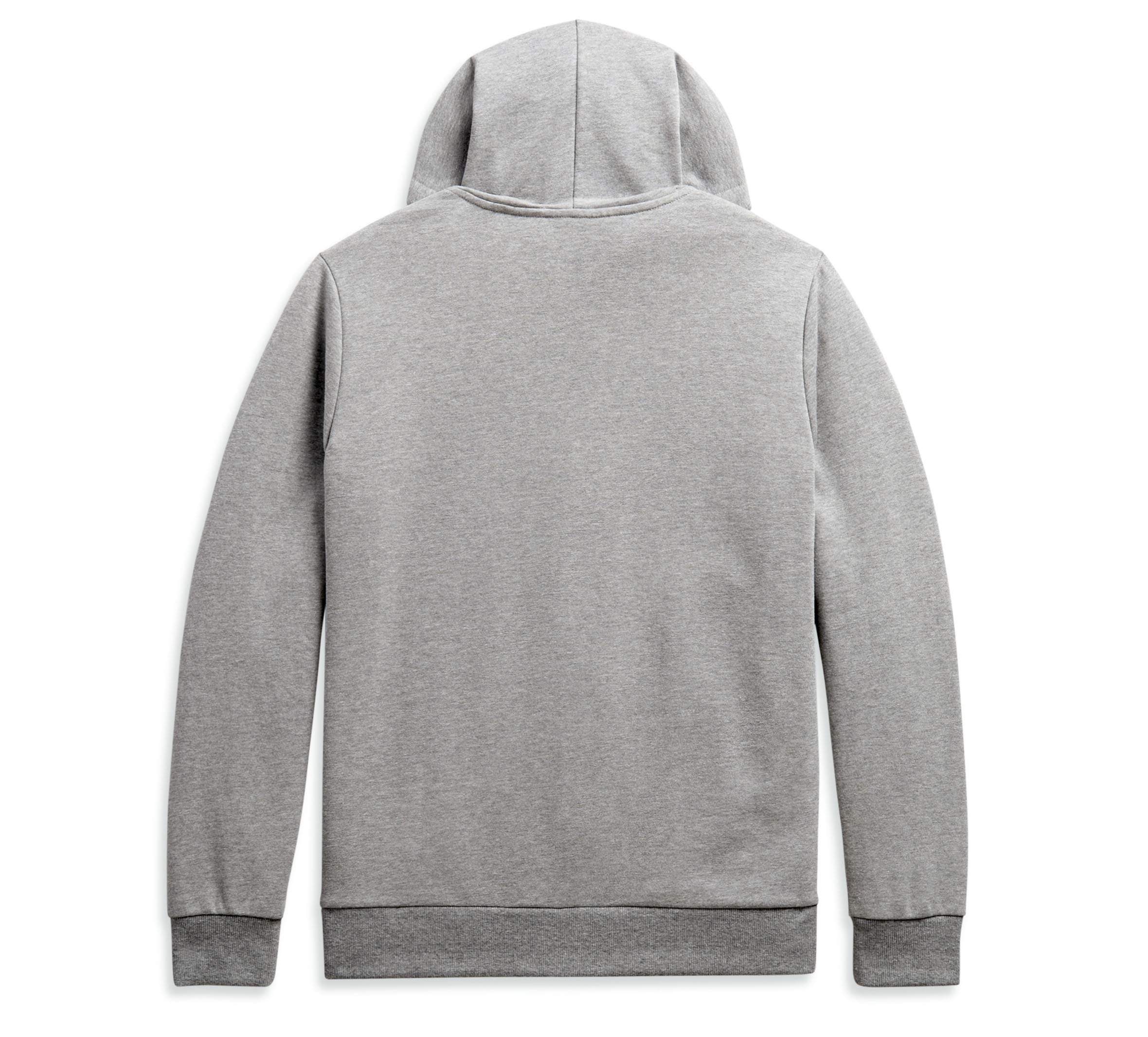 Harley-Davidson Men'S Retro Tank Graphic Pullover Hoodie, Slim Fit Gray 98635-20Vm (2X-Large)