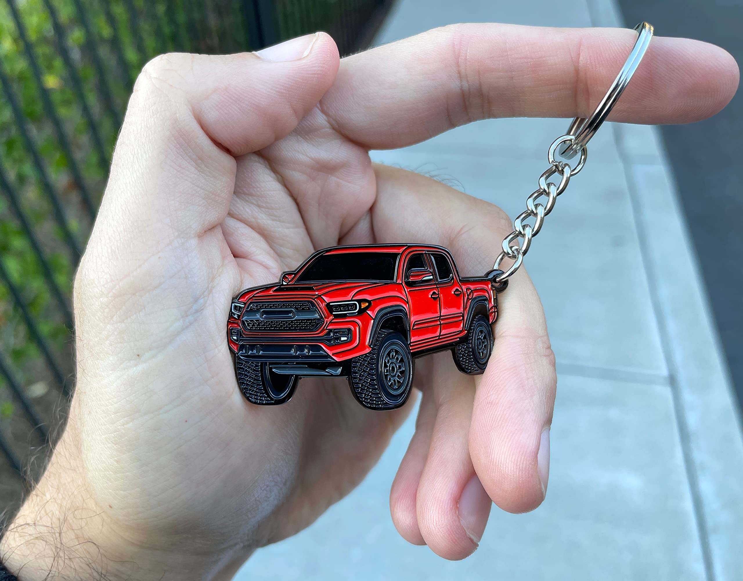 Four Wheel Beast Tacoma Keychain - Tacoma Accessories 2016-2022 Mods - Pro Sport Off Road Cool Pro Key Chain Fob Cover - 3Rd Gen