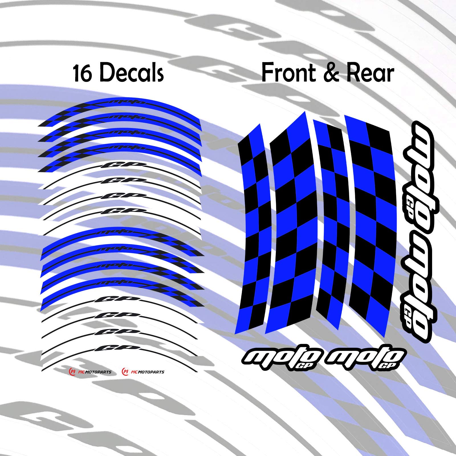 Mc Motoparts Rim Stripes Wheel Decal Stickers 17 Inch Rim Tape Aa01 Compatible With Cbr600Rr Cbr1000Rr Yzf R1 R6 Z1000 Z900 Ninj