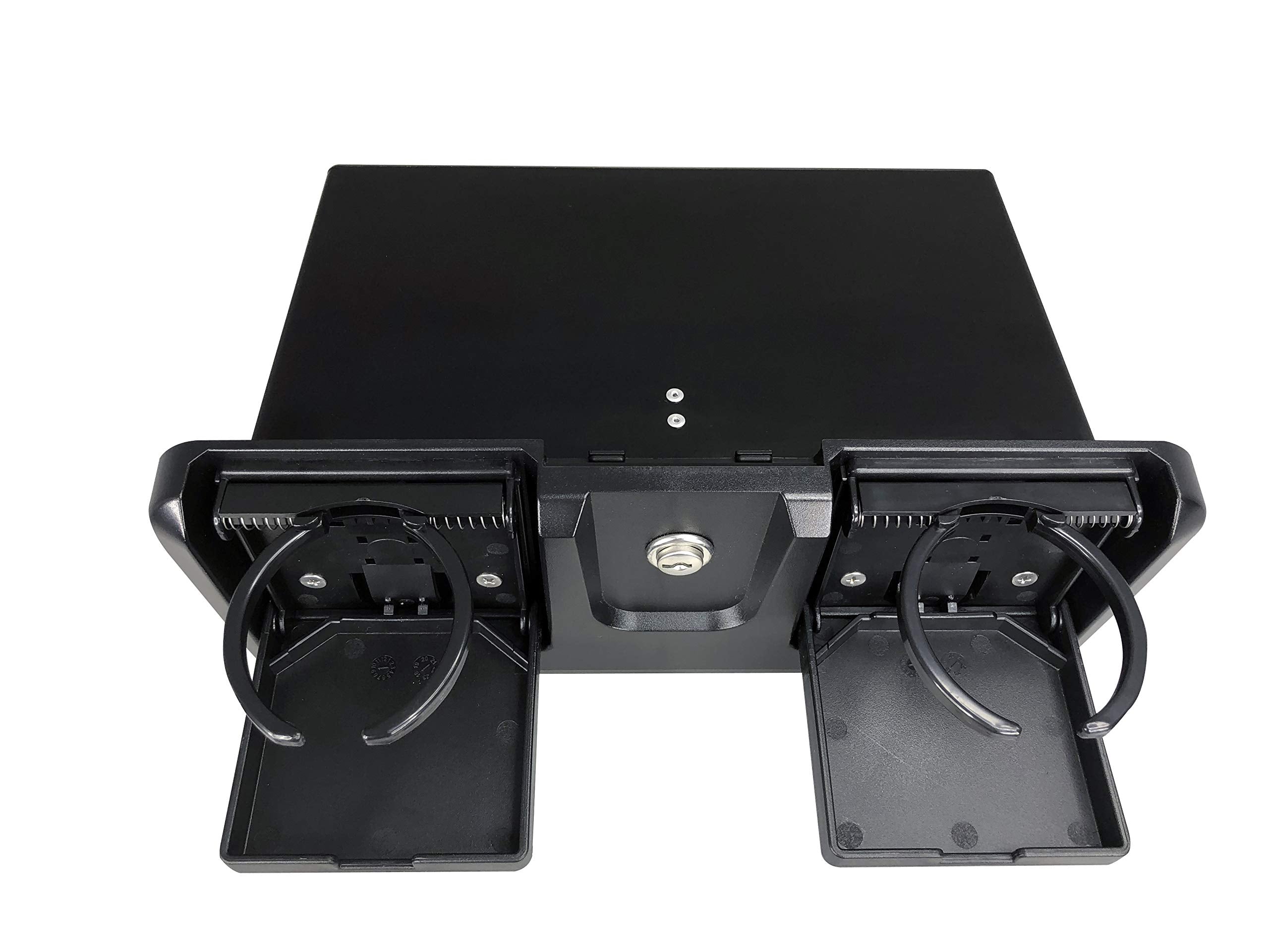 Pactrade Marine Boat Pontoon Yacht Storage Compartment Durable Standard Lightweight Lockable Abs Locking Plastic Glove Box Black