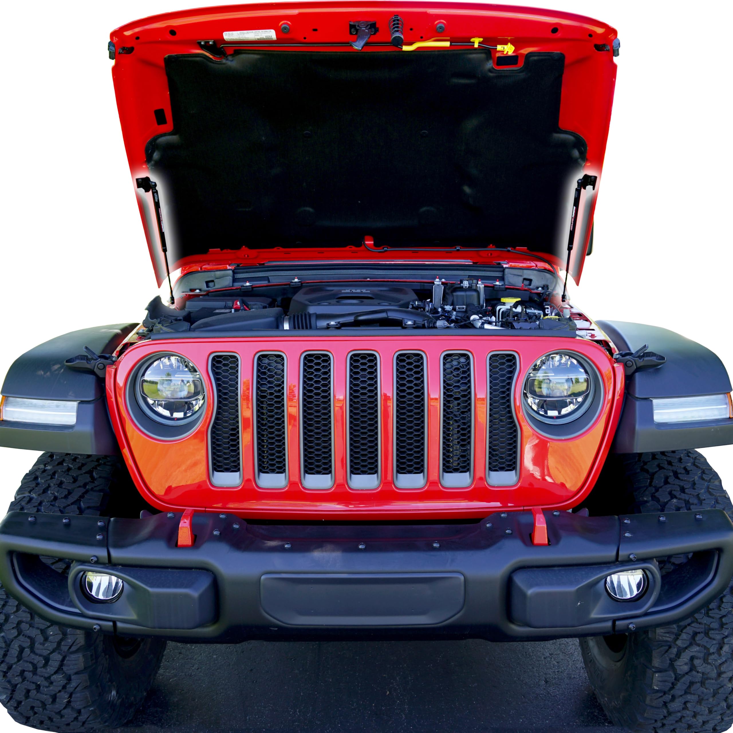 Redline Tuning 21-20003-02 Hood QuickLIFT Plus Compatible with Jeep Wrangler JL 2018+ & Compatible with Jeep Gladiator JT 2020+