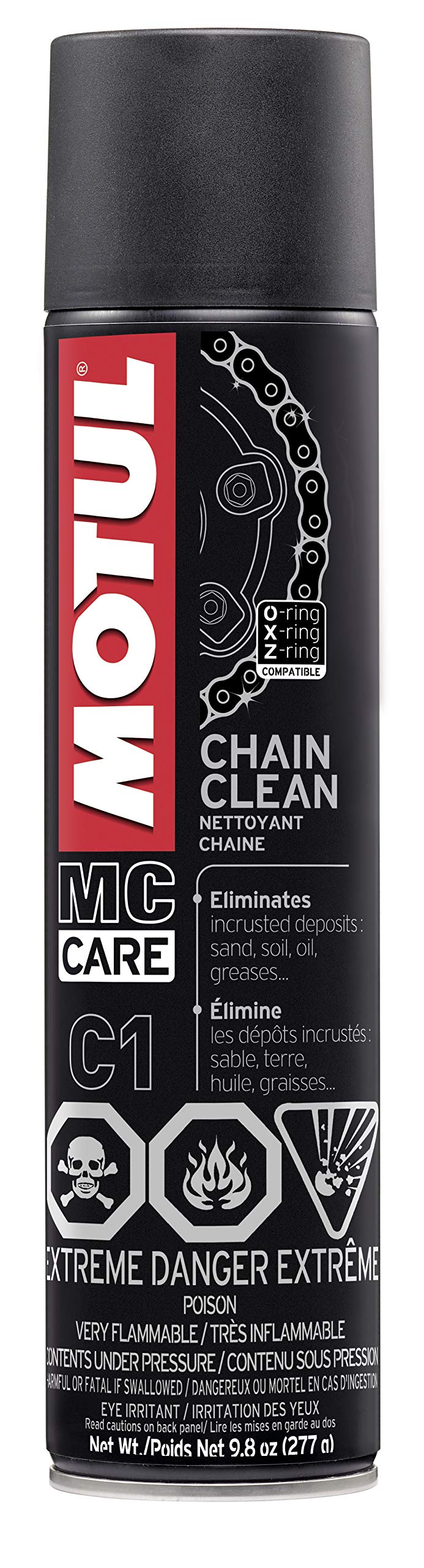 Motul 103243 C1 Chain Clean 12X0.400L US CAN
