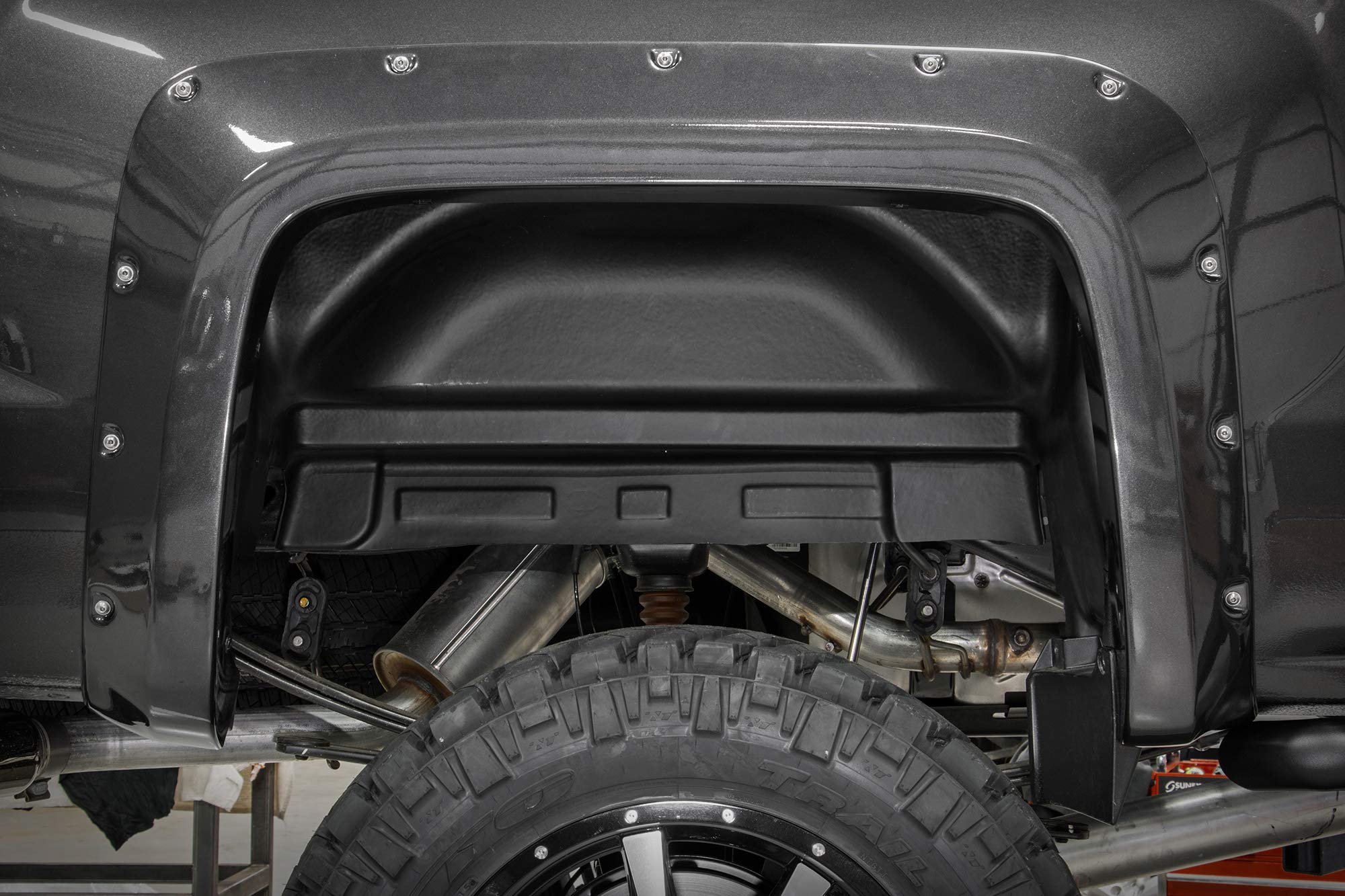 Rough Country Rear Wheel Well Liners for 2015-2019 Chevy 2500/3500HD - 4215