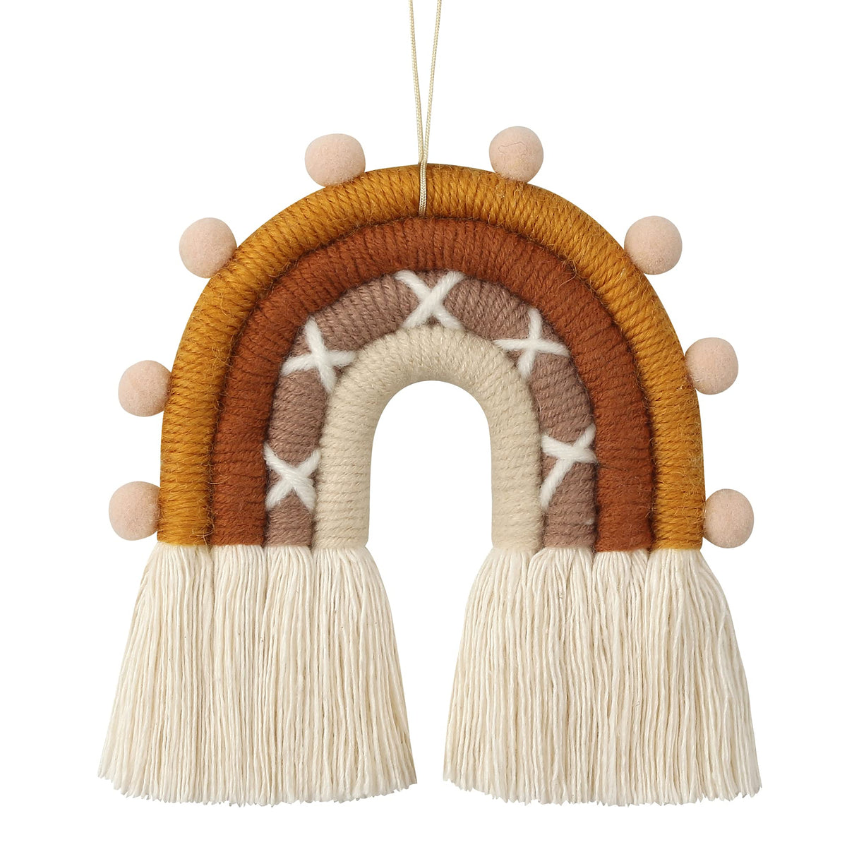 Boho Garden Macrame Boho Rainbow Charm - Essential Oil Diffuser For Cars, Baby Nursery, Children'S Bedroom, Home & Office - Colo