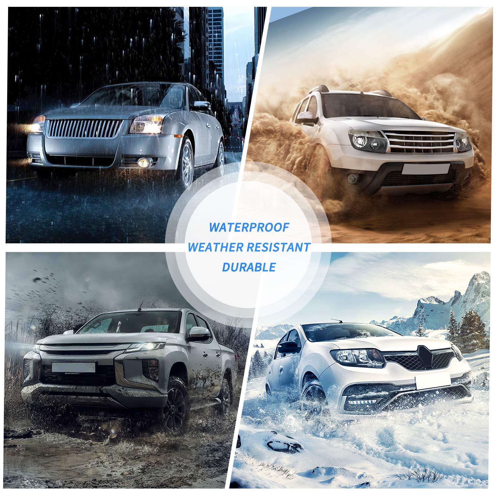 Dwvo Headlight Assembly Compatible With 2000-2005 Chevy Impala Chrome Housing Amber Reflector