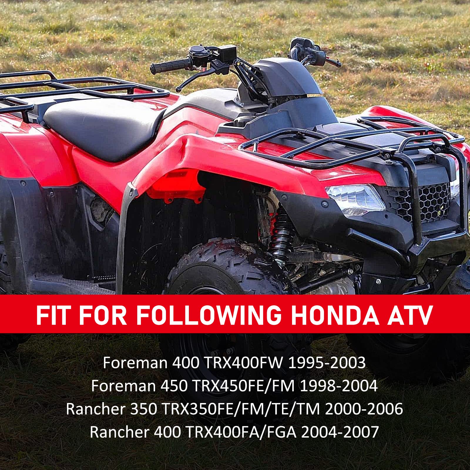 Front & Rear Brake Shoes Kit For Honda Foreman 400 Foreman 450 Rancher 350 Rancher 400, Oem# 06450-Hn5-671 45175-Hc4-006 06430-Hn0-A30