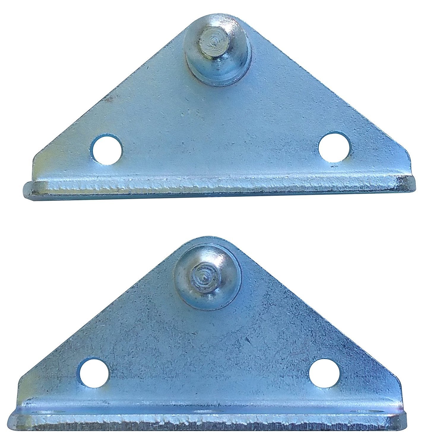 Angled Lift Support Bracket Inside Mount - Zinc Plated 10 Gauge Steel - 10mm Ball Stud - Gas Strut Mounting Brackets - Gas Shock Lid Strut Prop Spring Mount