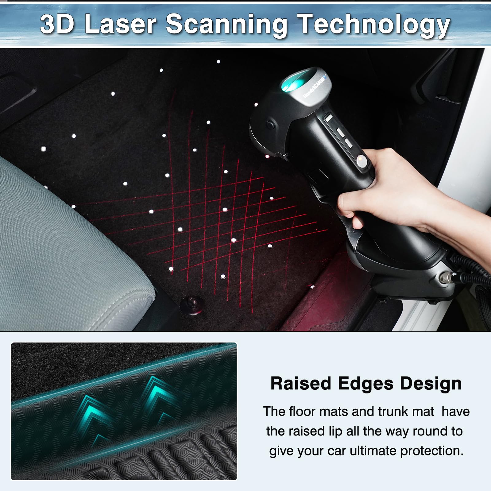 Mixsuper Floor Mats for Kia Telluride 2020-2026, Only for 7 Seater, with 2nd Bucket Seats Without Center Console, All Weather Fl