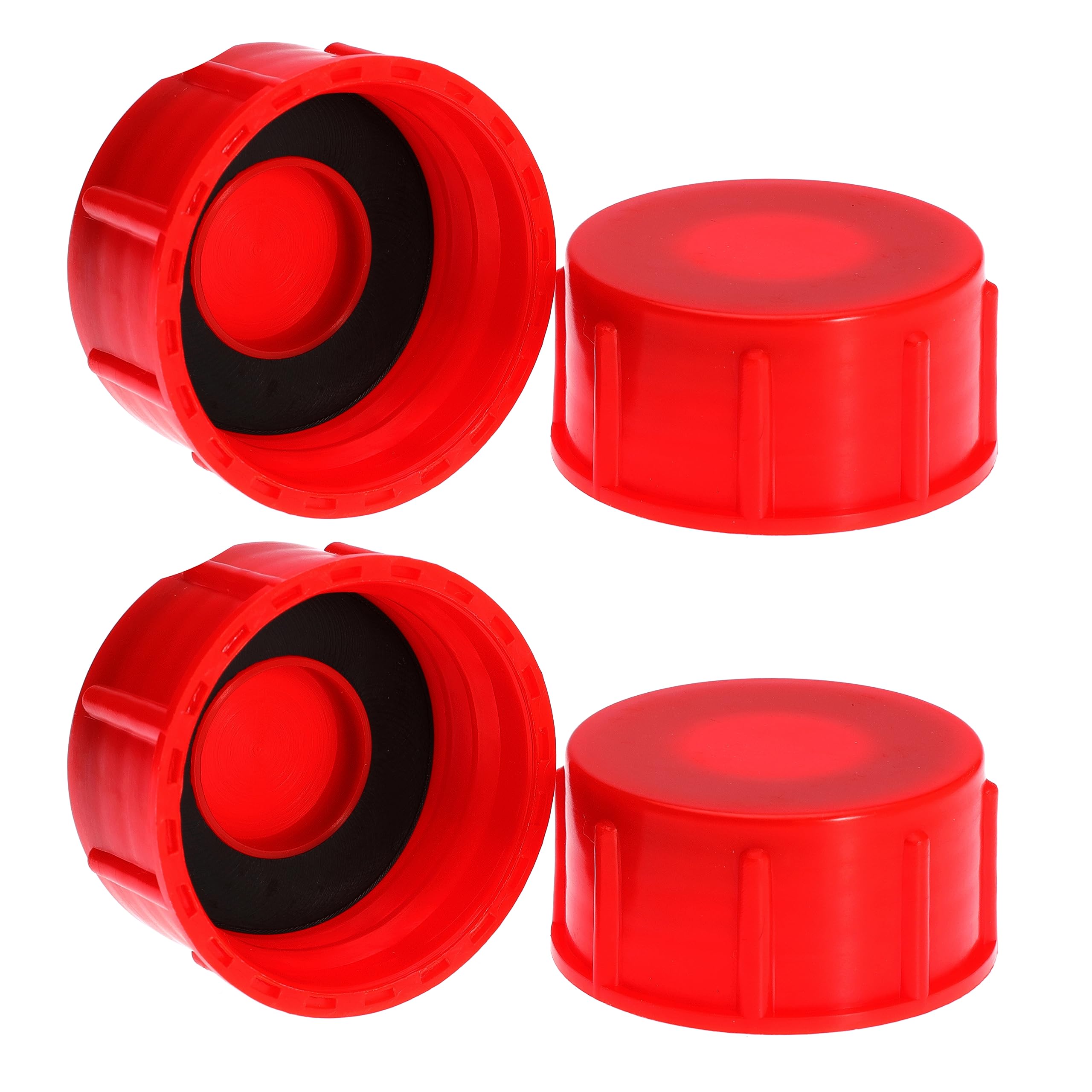 Gas Can Cap Replacement Red Coarse Thread Cap Solid Transportation Gas Can Caps Prevent Fuel Leakage