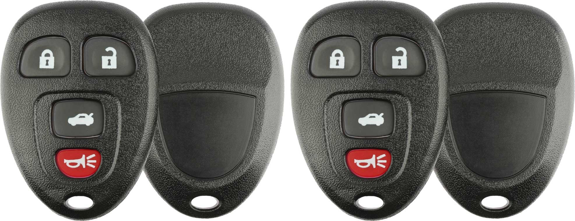 Keylessoption Just The Case Keyless Entry Remote Key Fob Shell (Pack Of 2)