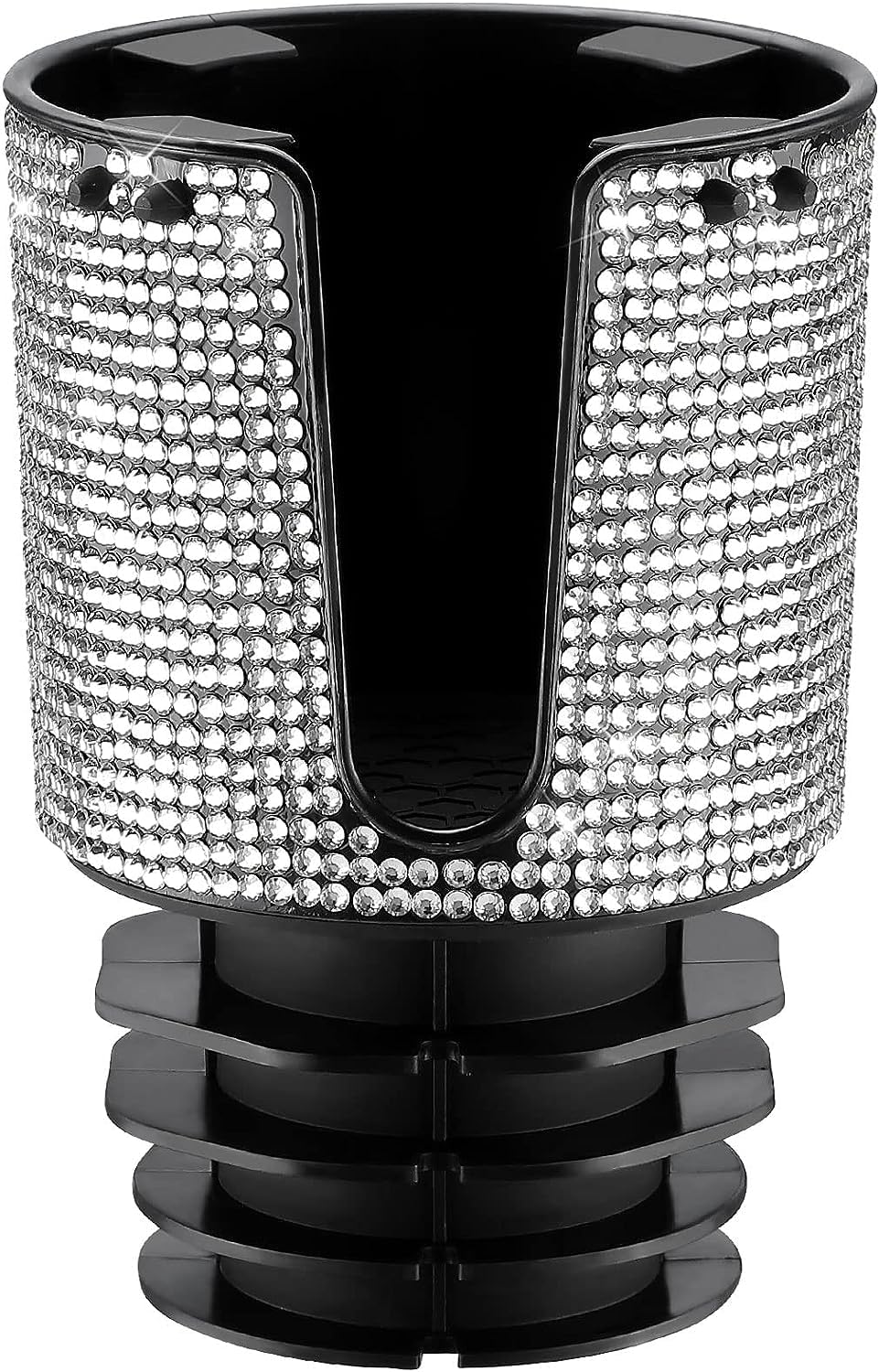Joytutus Bling Cup Holder Exp&Er For Car Like Yeti, Hydro Flask, Nalgene, Large Stable Car Cup Holders, Holds 18 40 Oz Bottles &