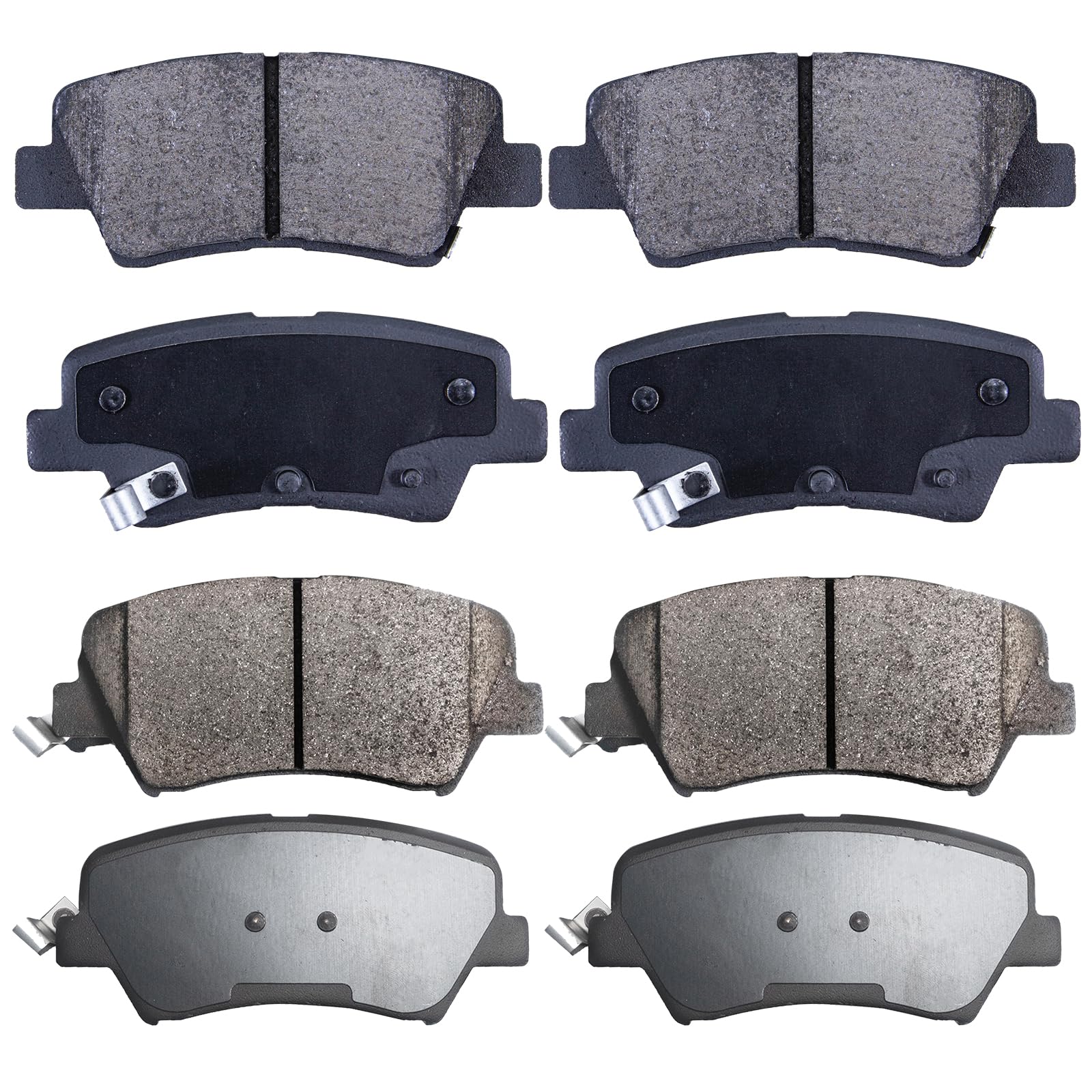 Brake Pads Kit,EXPPOWER Ceramic Disc Brake Pads Replacement For 2013-2017 Hyundai Elantra GT,2011-2016 Hyundai Elantra, 2013 Hyu