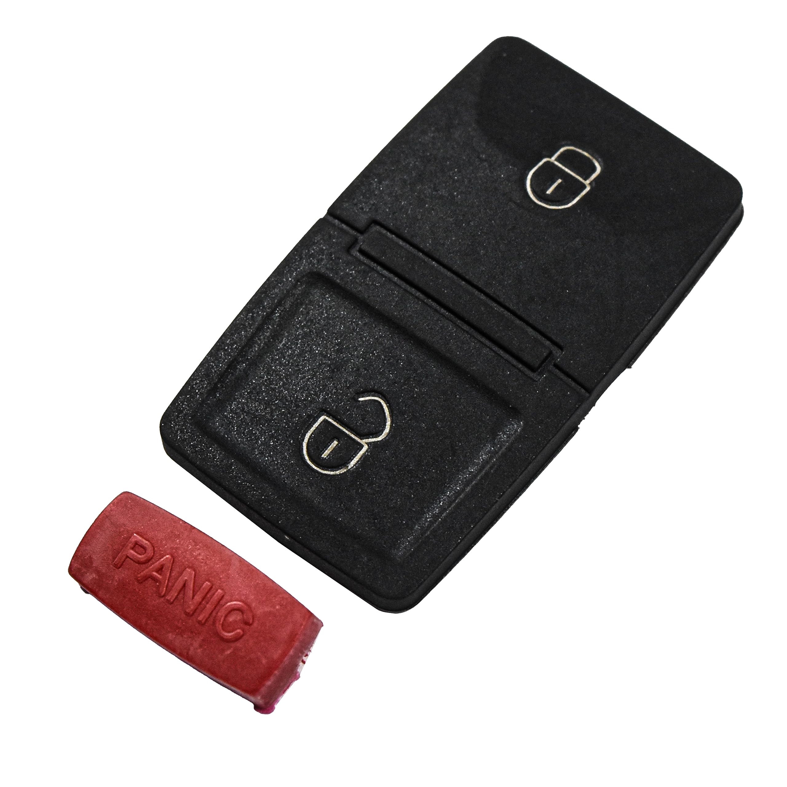 HQRP Key Button pad 2 Buttons + Panica Repair Folding Flip Key FOB Compatible with Seat Ibiza 2002 2003 2004 2005 2006 02 03 04 05 06