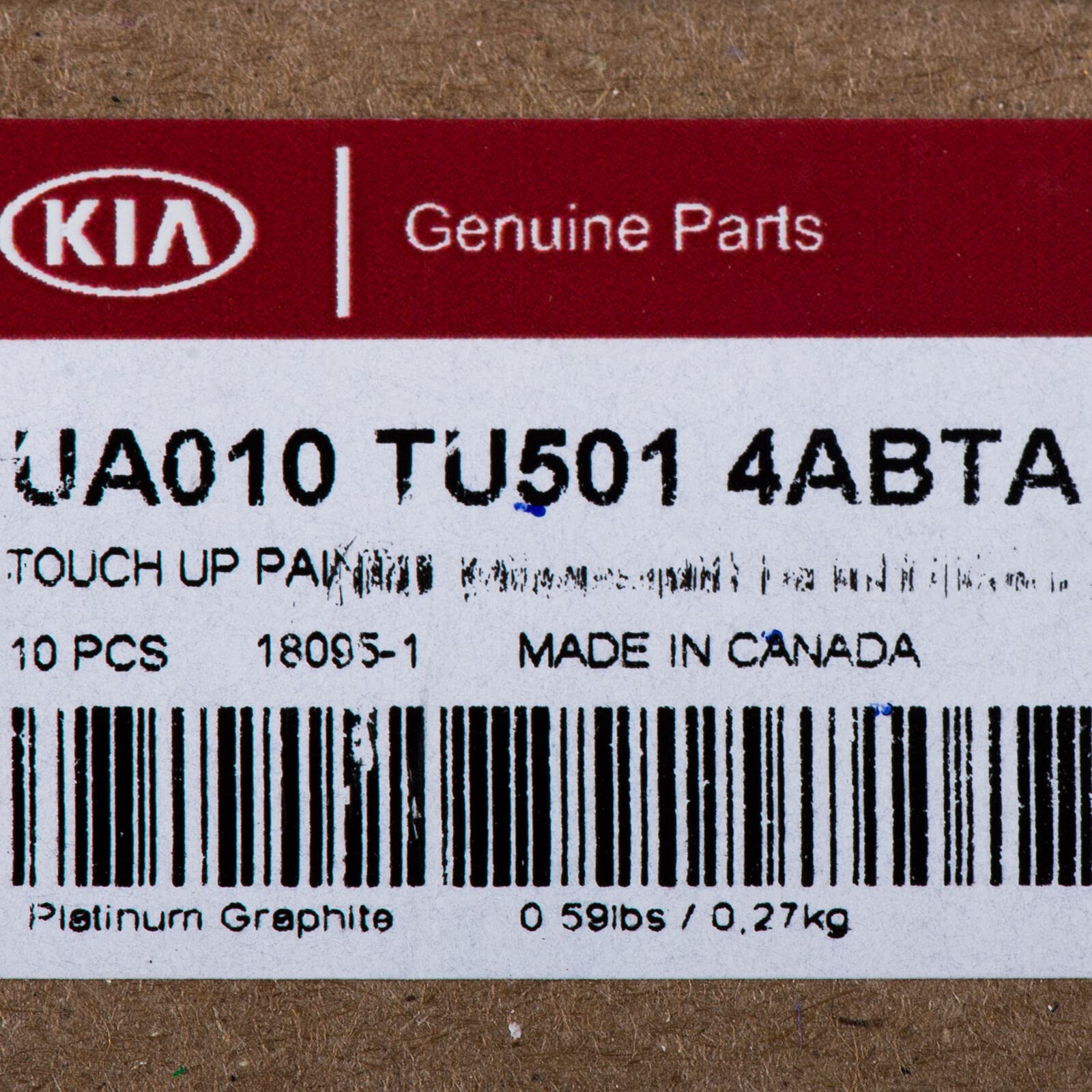 Kia UA010-TU5014ABTA Touch-Up Paint Pen (- Platinum Silver, 0.5 fl oz)