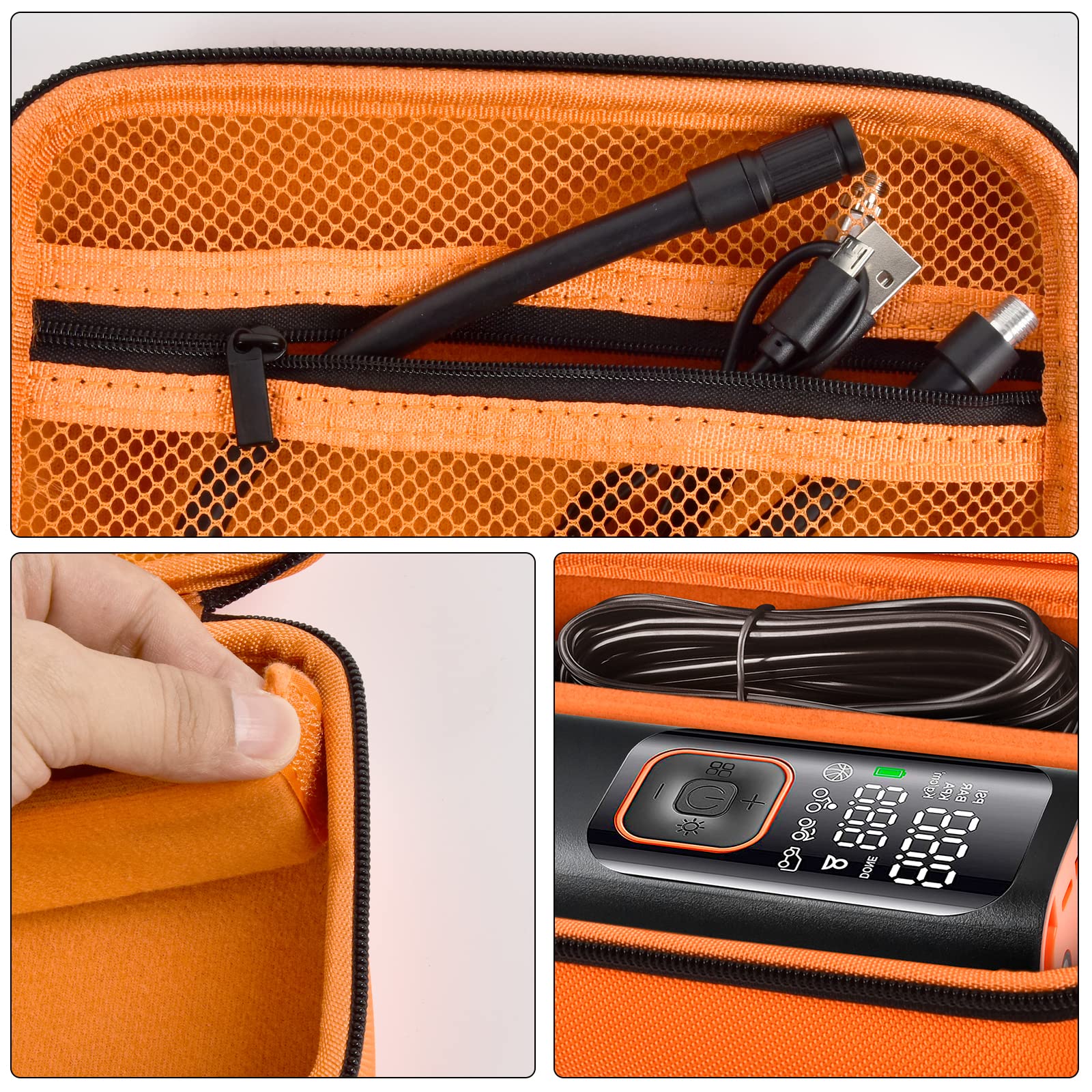 Case Compatible With Iltide/For Frarome/For Lolssa/For Teffim/For Hafuloky/For Skight Tire Inflator Portable Air Compressor, Car