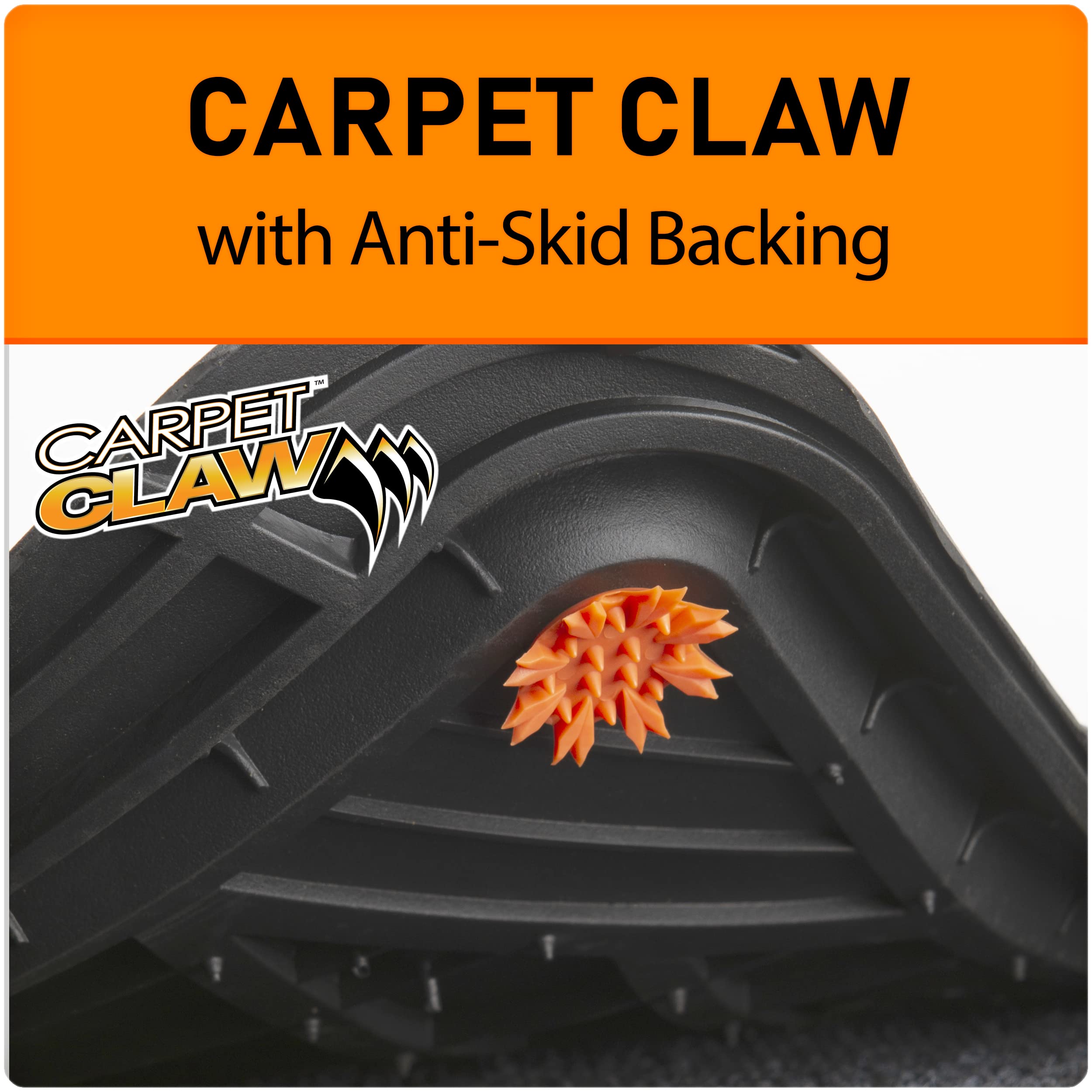 Armor All Custom Accessories Black Full-Coverage Floor Mats - All-Weather Protection, Enhanced Grip, Heavy-Duty Design - Easy To Clean, Universal Fit - Premium Quality Mats, Black, 3-Piece