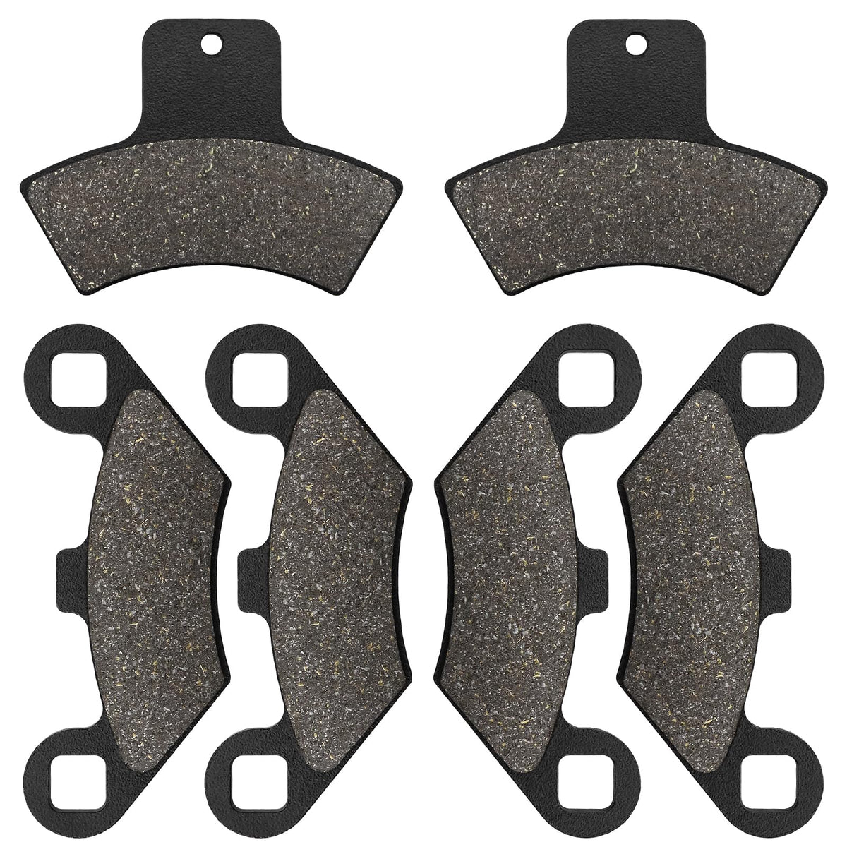 Zicoo Front & Rear Brake Pads For Polaris Sportsman 500 4X4 Ho 335 400 Scrambler 500 Magnum 325 Trailblazer 250 400 Trail Boss 330 Xpedition 325 425 Xplorer 400