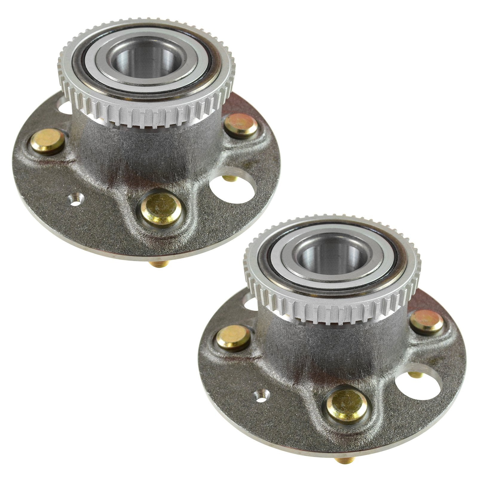 Trq Rear Wheel Hub Bearings Assembly Set Compatible With 2002-2003 Honda Civic