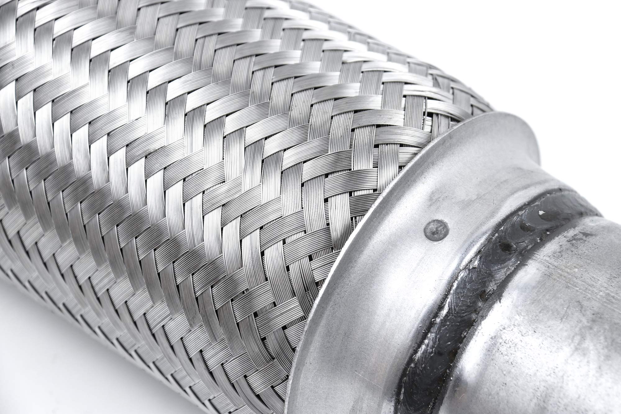 Rp Remarkable Power, Exhaust Flex Pipe 3'' X 10'' Heavy Duty Stainless Steel 14'' Ol Rk7552