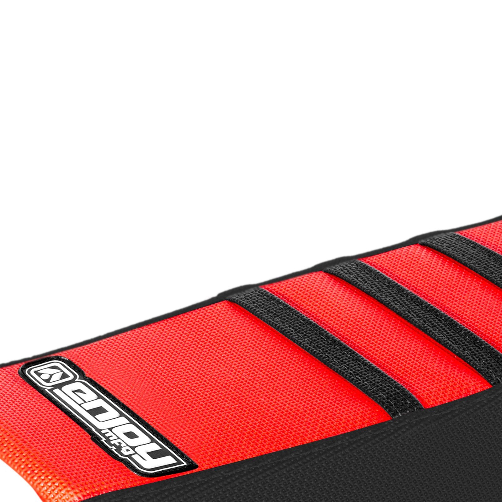 Enjoy Mfg Seat Cover - Compatible Fit For 2002-2008 Honda Cr 125 Cr 250 - Black Sides/Red Top/Black Ribs #55