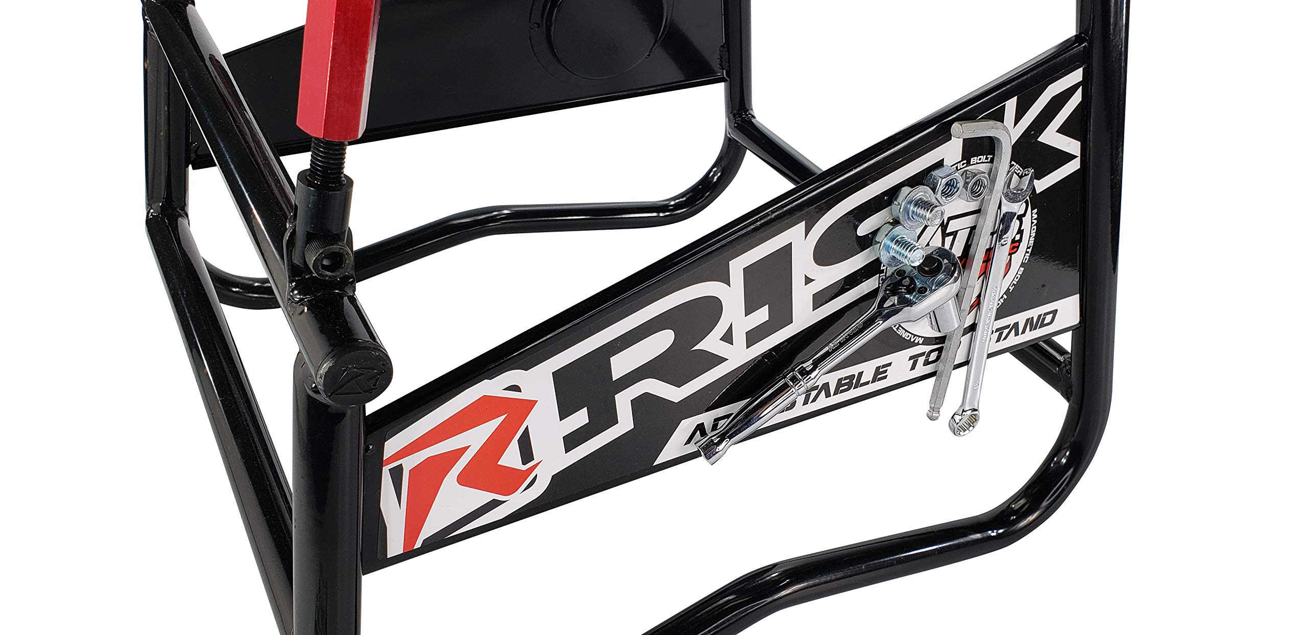 Risk Racing 00381 Ats Adjustable Top Magnetic Motocross/Dirt Bike Stand 16.75' X 16' X 17'