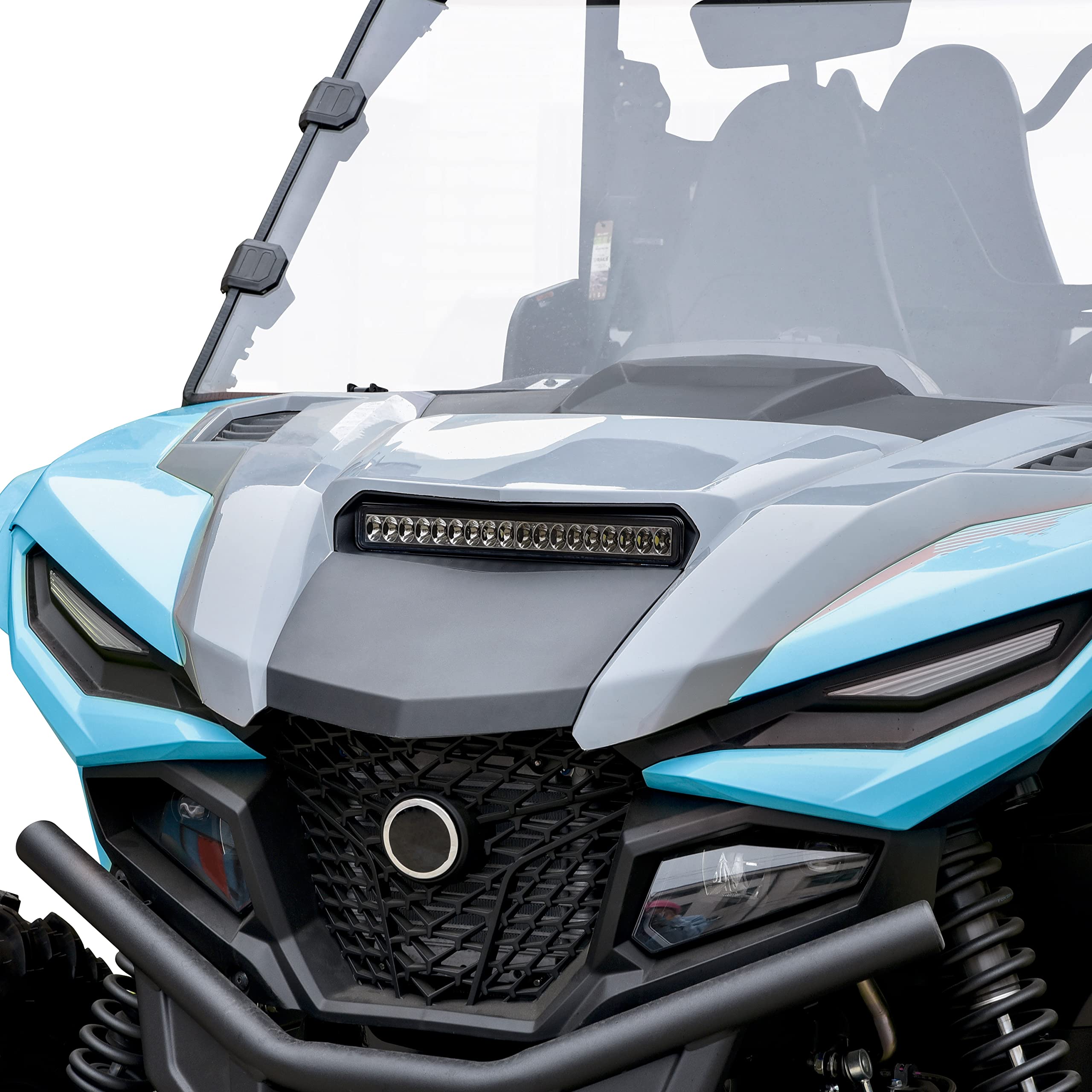 Katimoto Led Hood Scoop Light For Yamaha Rmax 1000, Front Auxiliary Light Hood Panel Light Daytime Running Light For Yamaha Wolv