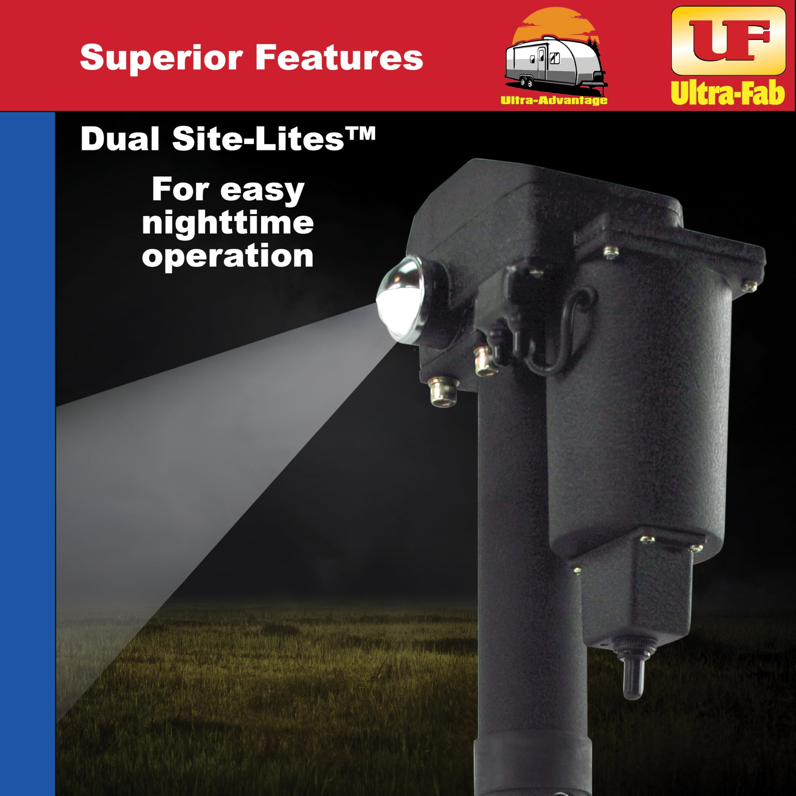 Tongue Jack - Ultra Series 3500 (2” Or 2-/14” Tube With 7-Way Connection)