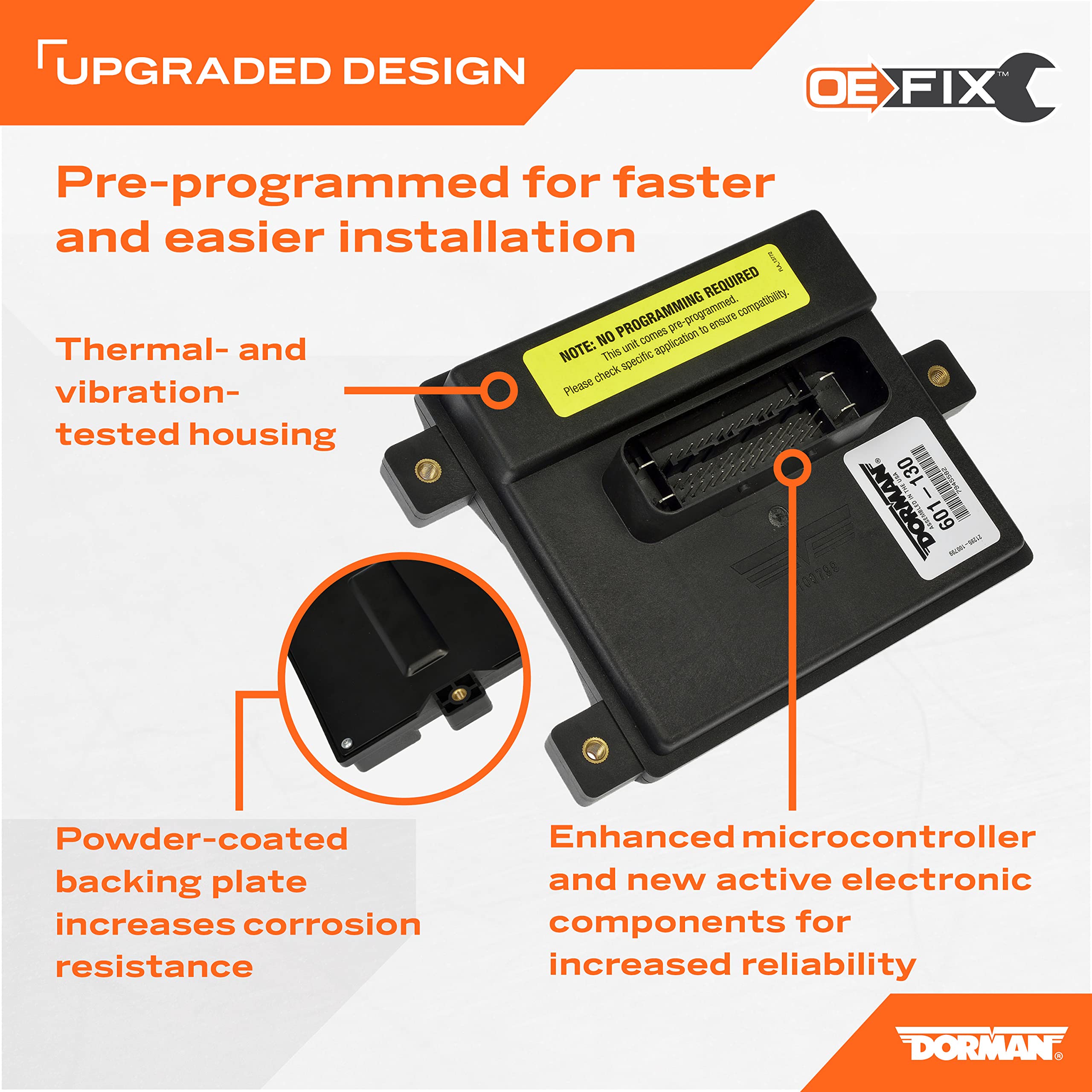 Dorman 601-130 Fuel Pump Driver Module Compatible With Select Cadillac/Chevrolet/Gmc Models (Oe Fix)