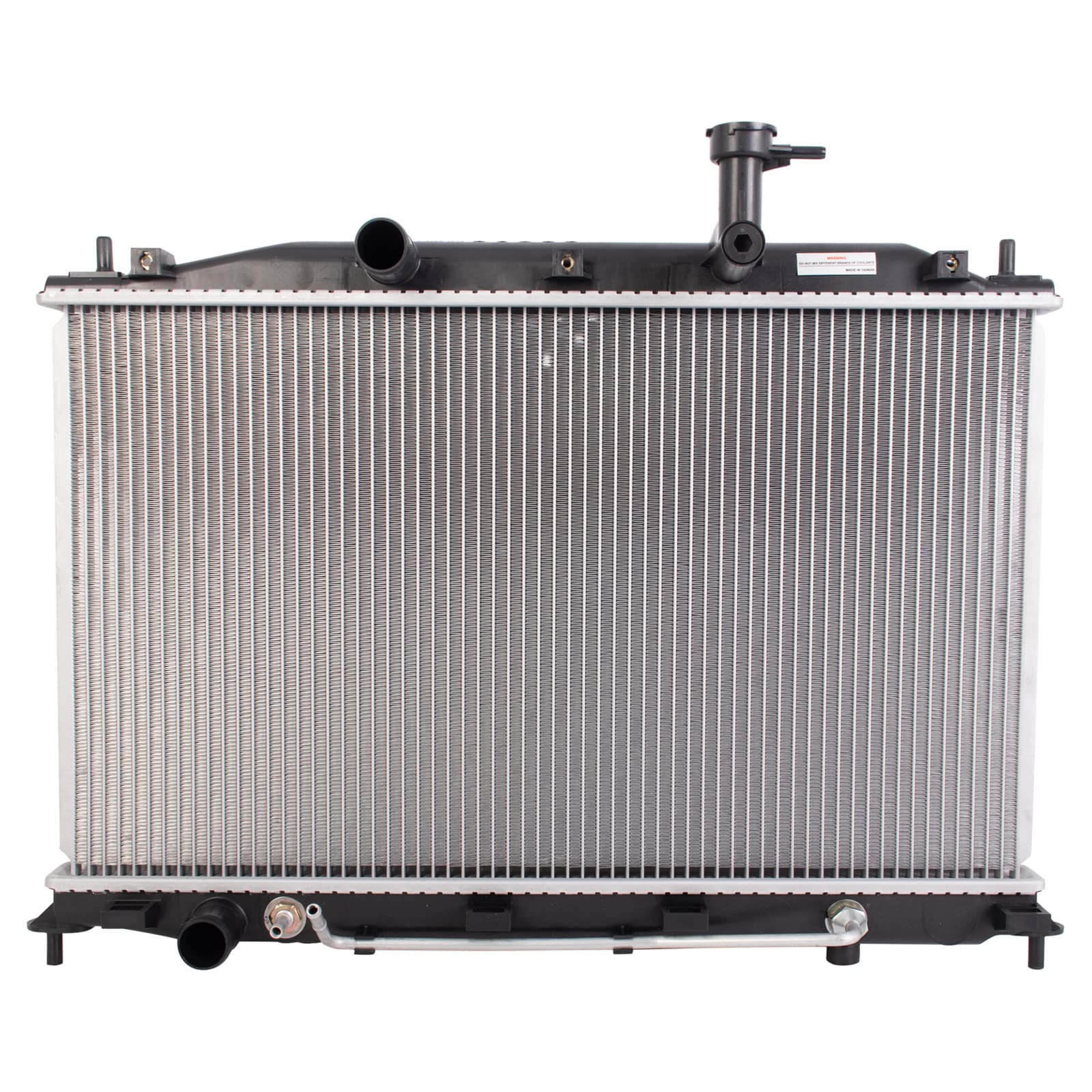 Trq Radiator Assembly Aluminum Core Compatible With 06-11 Hyundai Accent Cu2896 Hy3010159