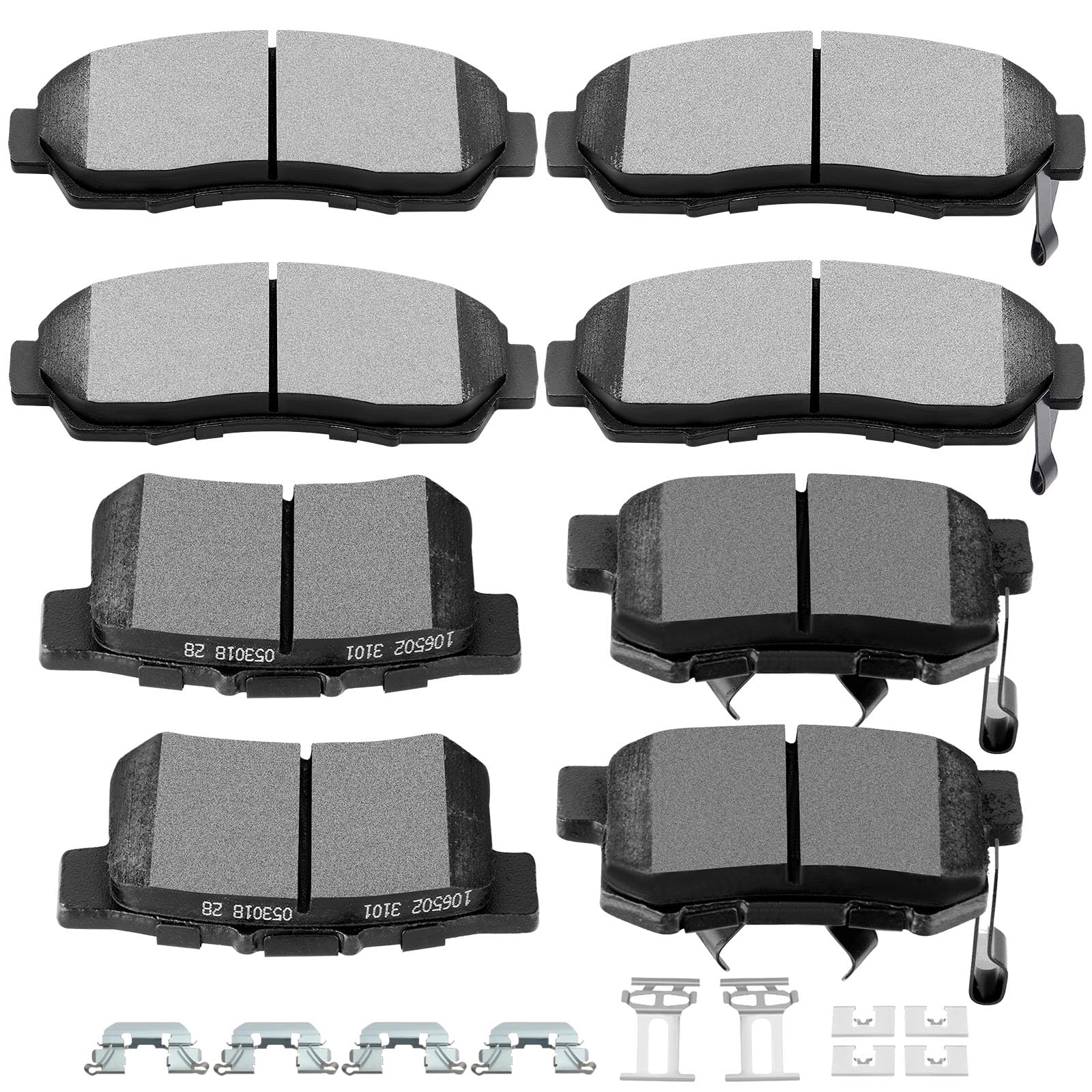 Scitoo D1086 D1089 Front Rear Brake Pads Sets Fit For Acura Rdx 2010 2011 2012,For Honda Cr-V 2007 2008 2009 2010 2011