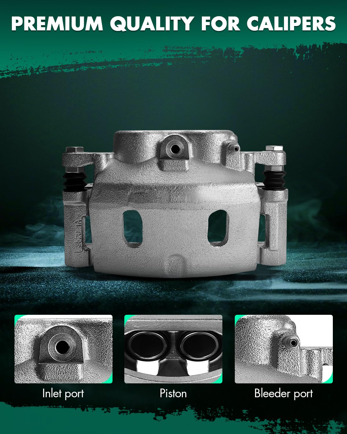 Scitoo Front Right Brake Caliper With Bracket 18B4918A Compatible For Cadillac 2008-2019 For Chevrolet 2008-2019 For Gmc 2008-20