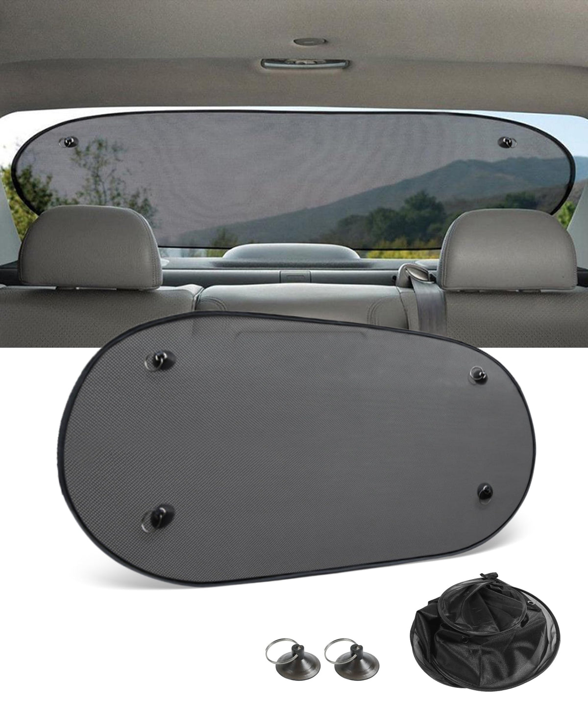 bylikeho Car Window Shade for Baby - UV Protection Sun Shade for Windshield, Rear and Back Windows - Car Accessories,Cooling for