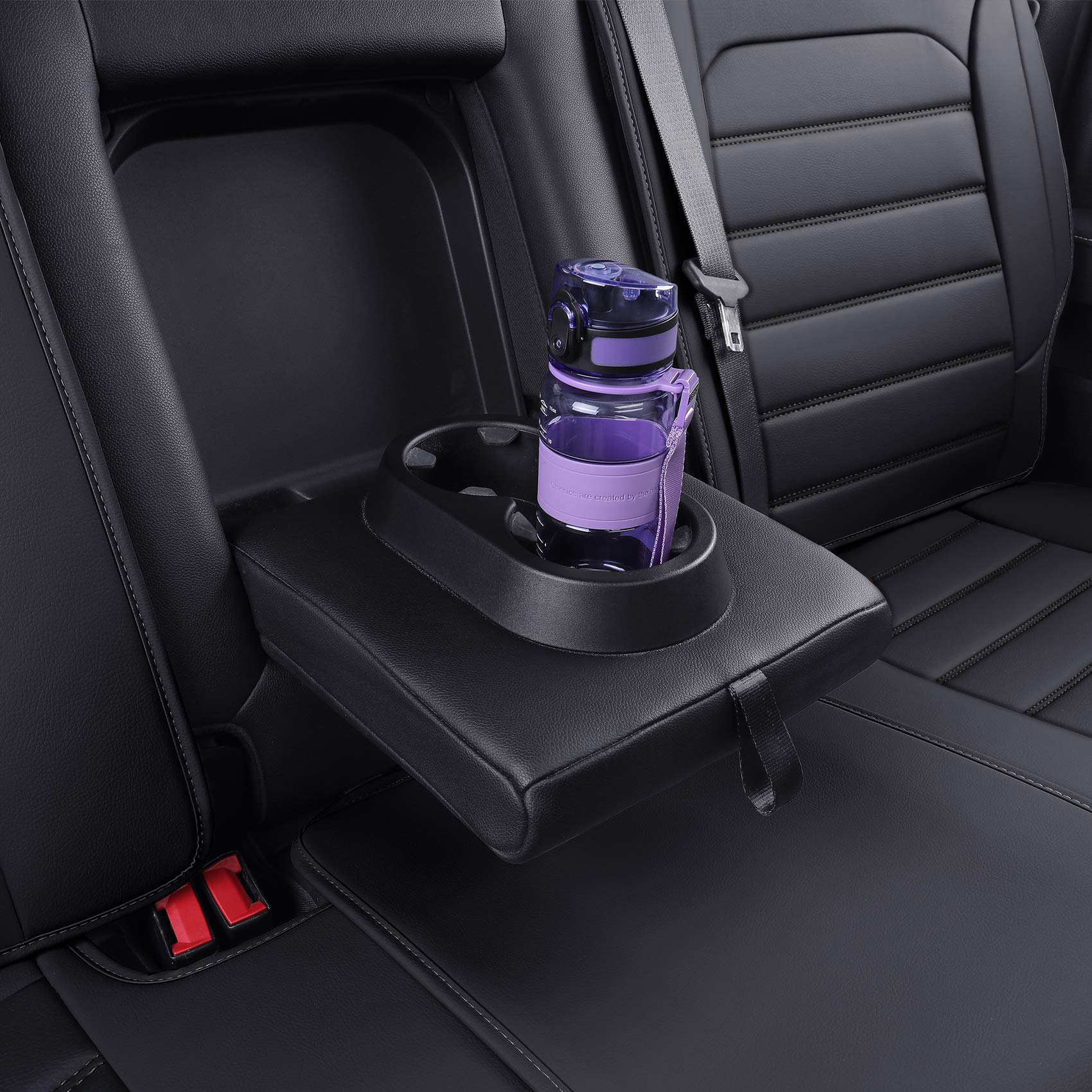 Luckyman Club Rear Silverado Seat Covers Fit For 2007-2025 Chevy Silverado Sierra 1500 2500 3500 Crew,Double,Extended Cab With W