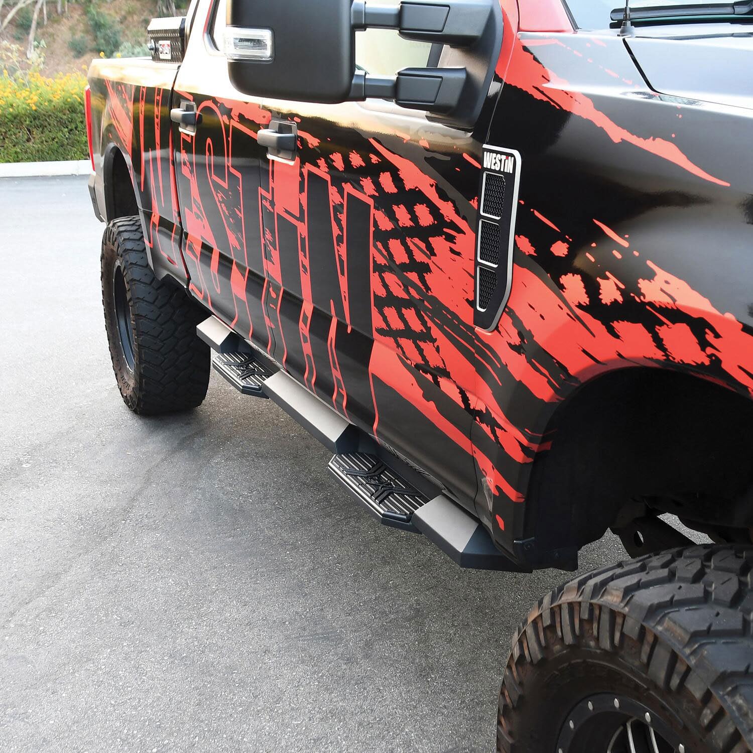 Westin 56-23945 Hdx Xtreme Nerf Bars Fits 2015-2024 F150 Supercrew 2017-2024 F250 F350 Crew Cab Textured Black Pair