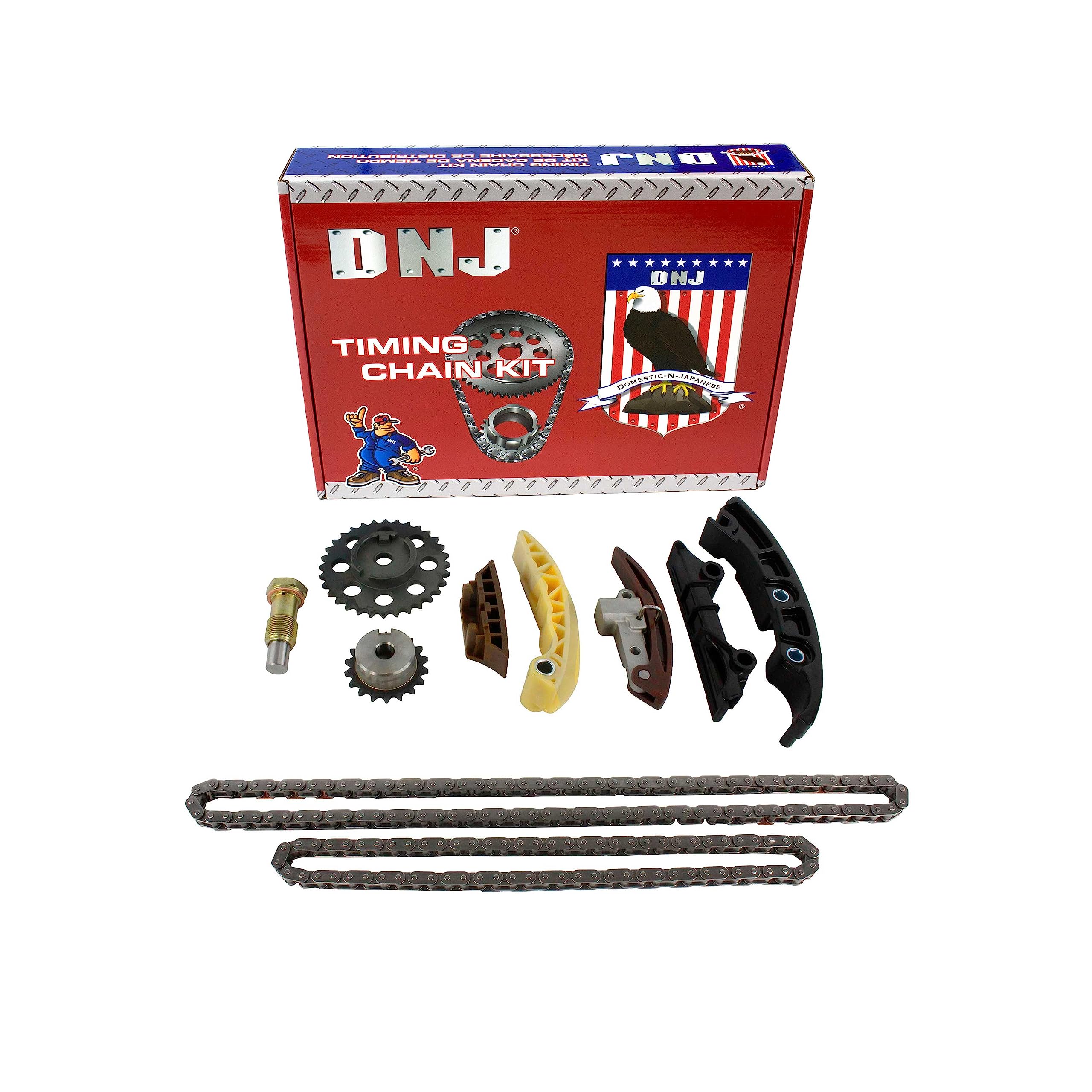 Dnj Tk816 Timing Chain Kit For 2001-2008 / Audi, Volkswagen / A3 Quattro, Eos, Eurovan, Golf, Jetta, R32, Touareg, Tt Quattro / 