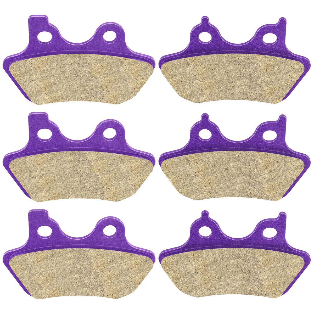 ECCPP FA400 Brake Pads Front and Rear Carbon Fiber Replacement Brake Pads Kits Fit for 2000 2001 2002 2003 2004 2005 2006 2007 D