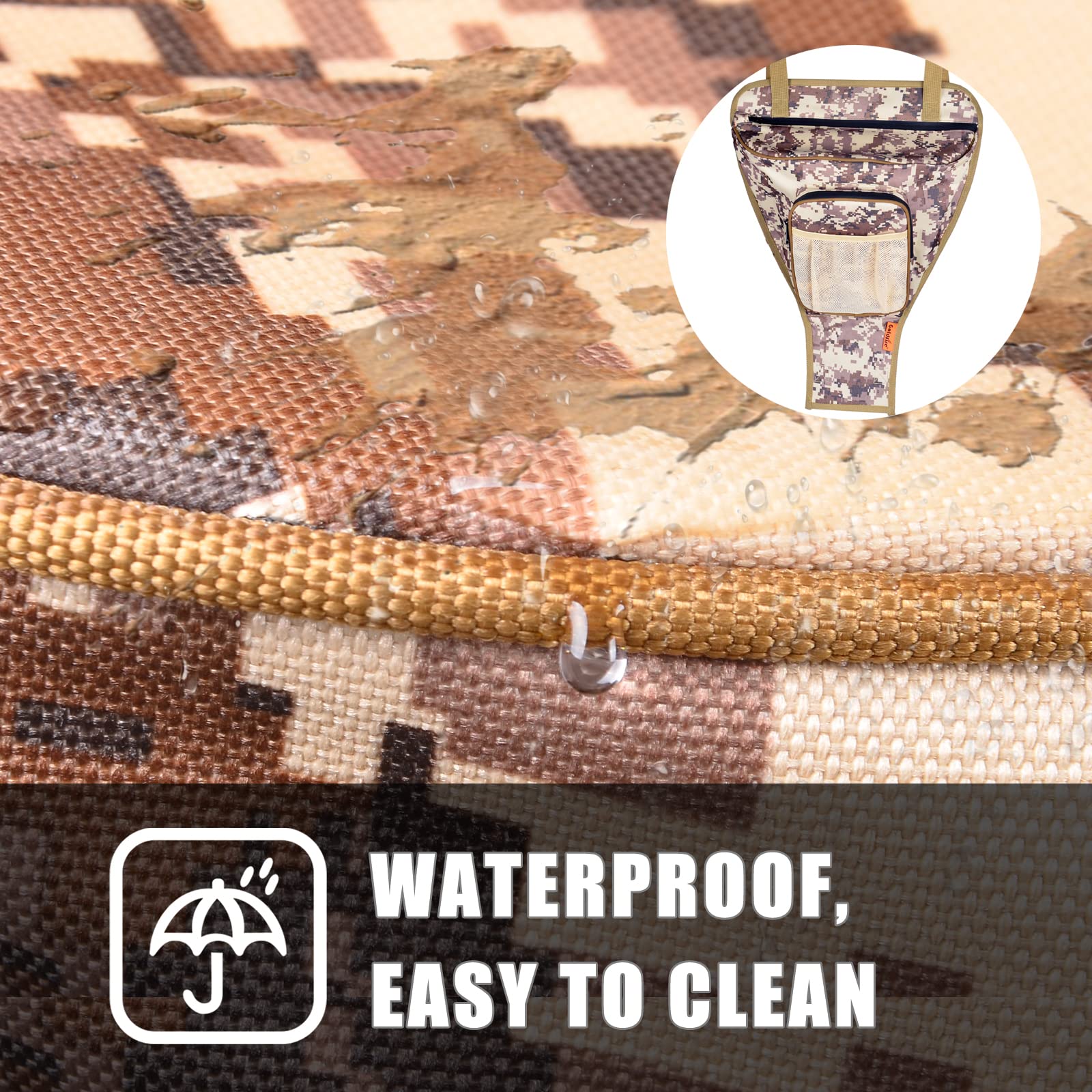 Sresk Rzr Storage Bag,Center Seat Storage Bag,Universal Rzr Accessories Fits For Polaris Razor 570 800 S 900 1000 Xp (Camo)