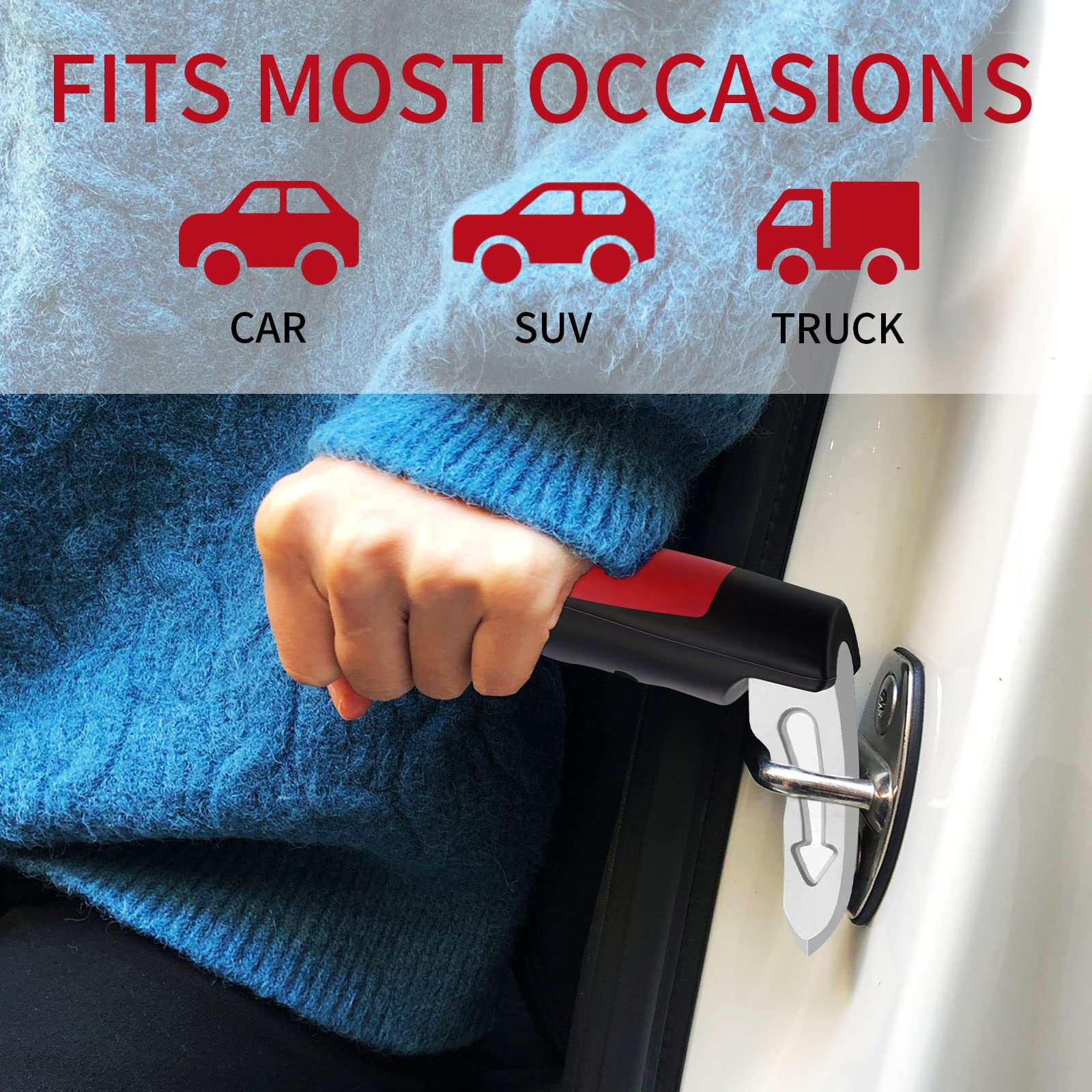 Moskeson Car Door Handle For Elderly, Assist Handle For Automotive Support Handle Multifunctional Car Handle Assist, Handicapped