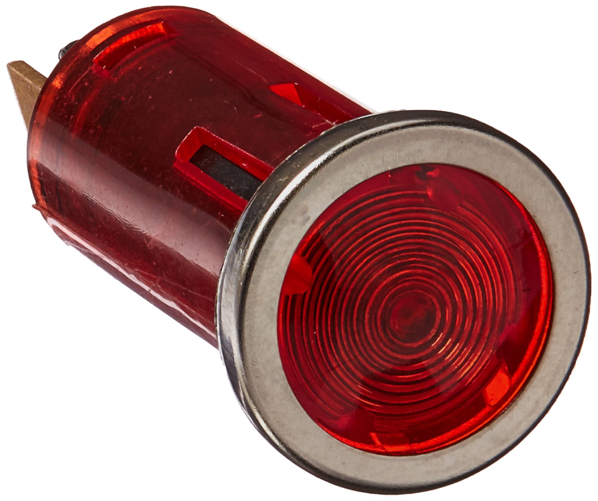 WirthCo 20543 Battery Doctor 12 Volt Red Indicator Light with Chrome Bezel (1/2 Inch Round)
