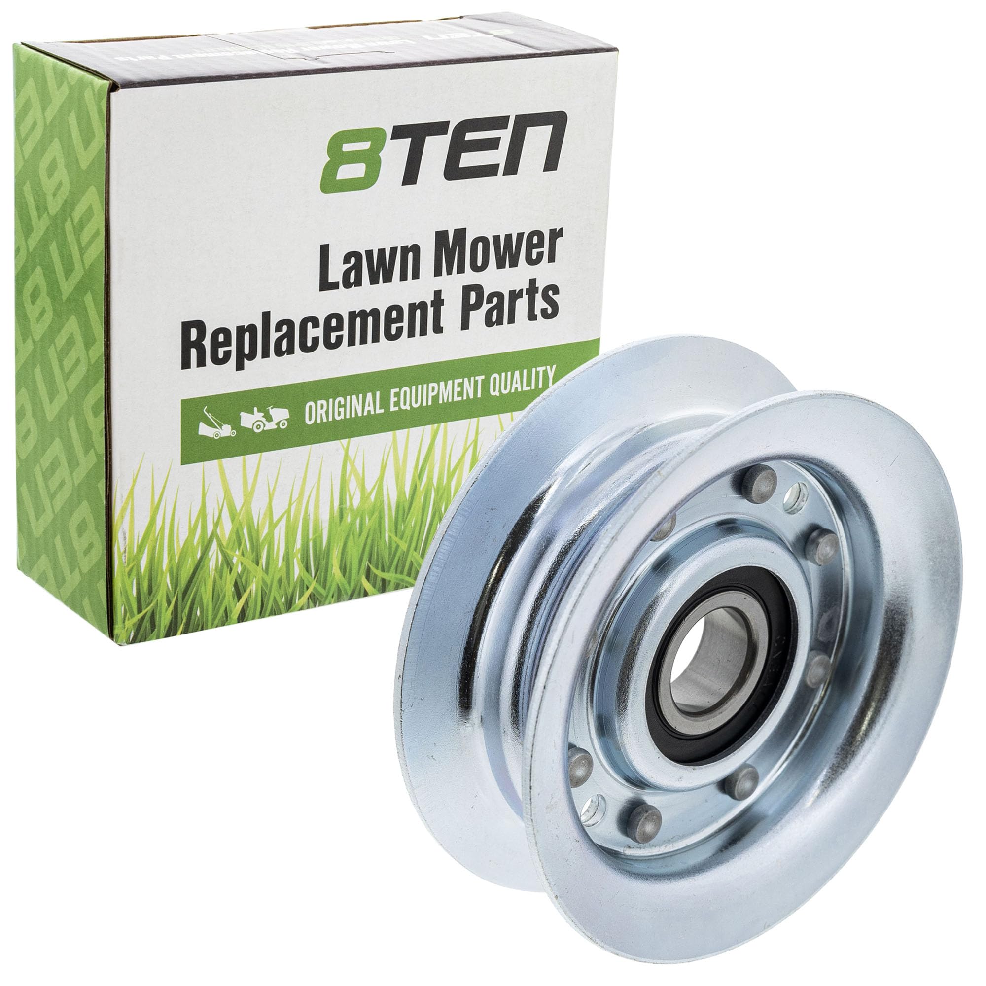 8TEN Flat Idler Pulley for John Deere L100 LA115 LA105 D100 L110 L111 L118 D110 D105 D125 X145 D130 GY20067 GR22172