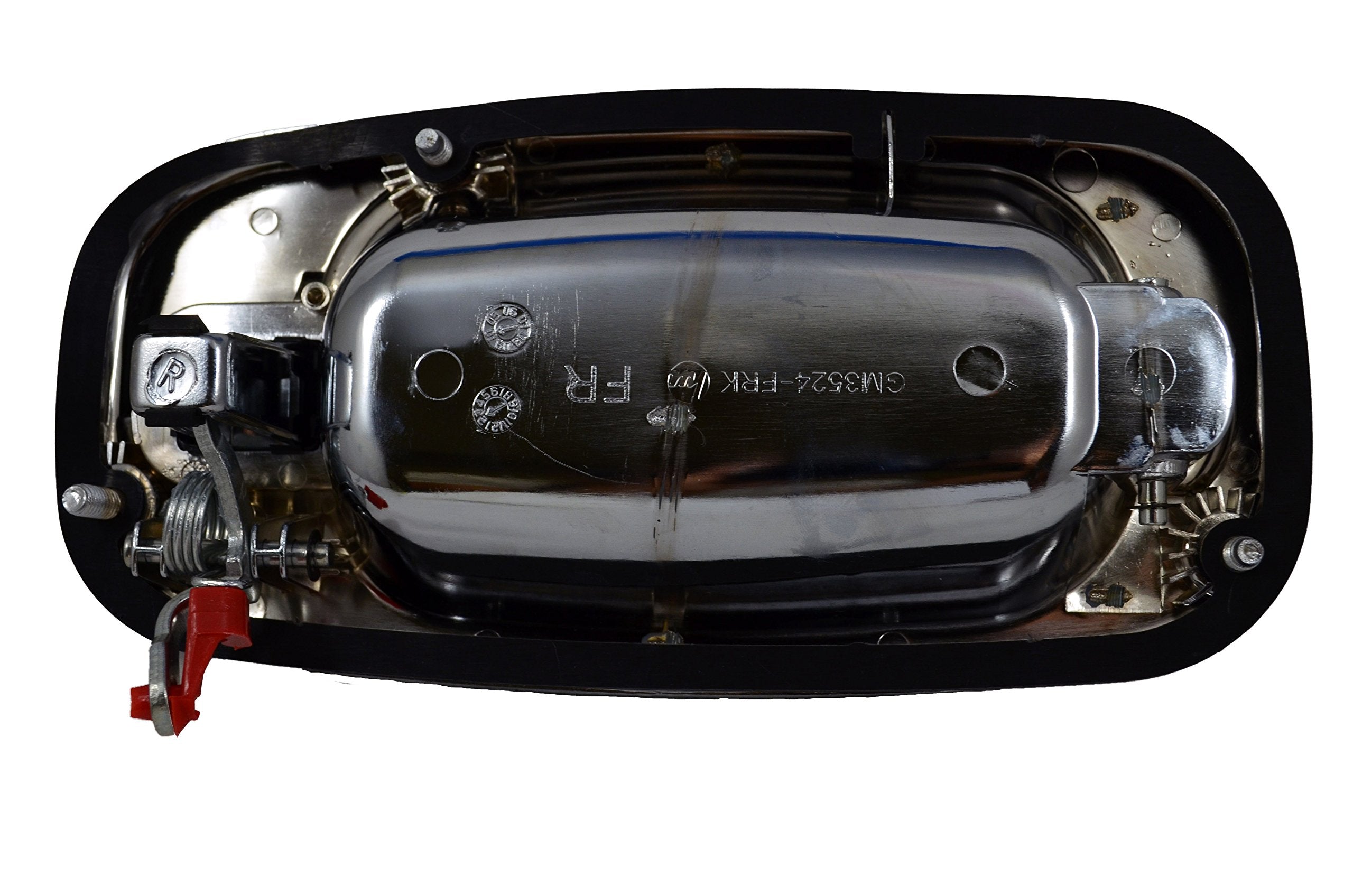 PT Auto Warehouse GM-3523M-QPK - Outside Exterior Outer Door Handle, Chrome - 1 Front Left, 1 Front Right, 1 Rear Left, 1 Rear Right